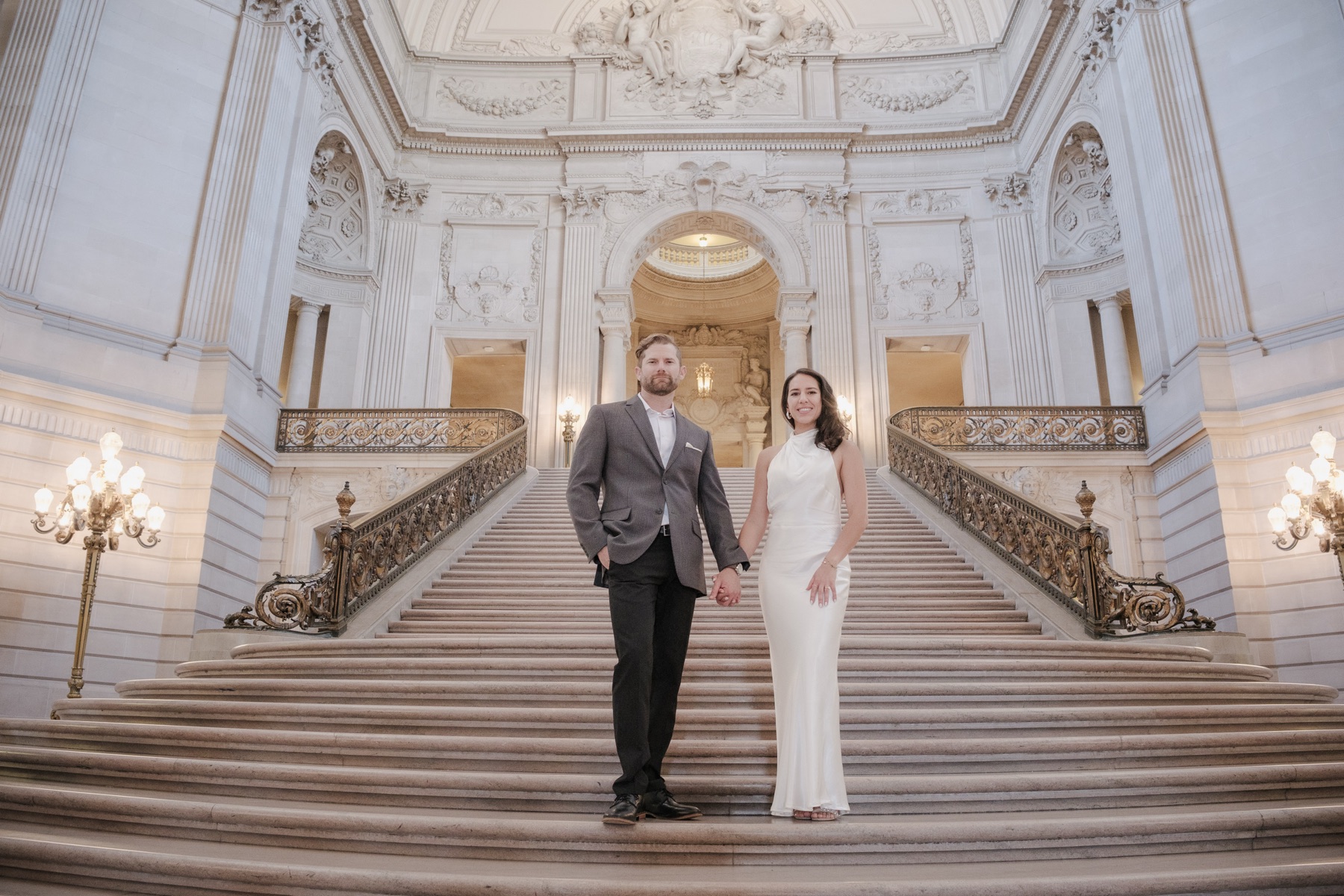 Georgette and Nick at San Francisco City Hall