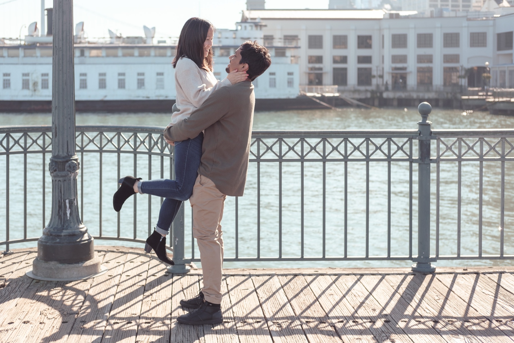 Monica and Neeloy, an engagement session in downtown San Francisco