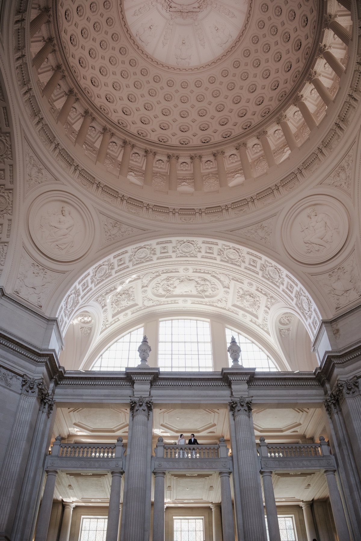 Architectural detail inside San Francisco City Hall