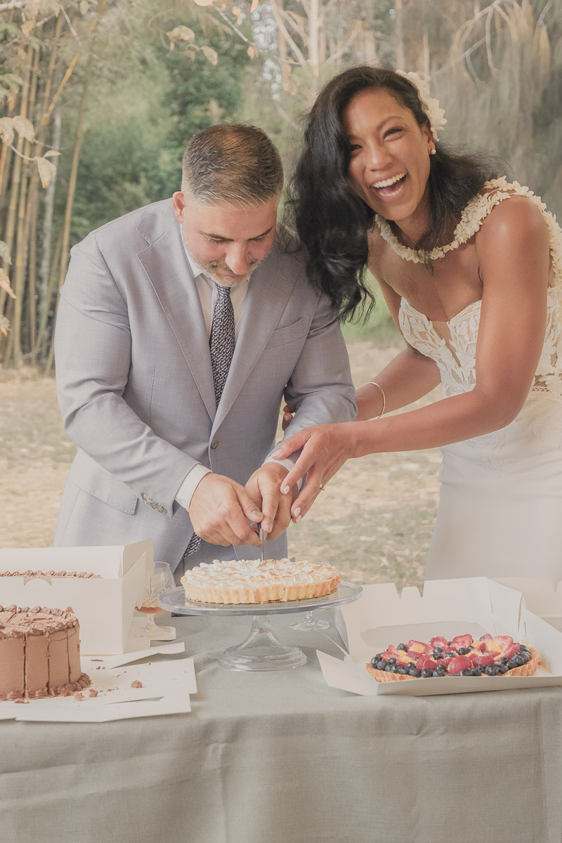 Couple sharing a romantic moment during their San Francisco engagement session — photography by Matt Dea