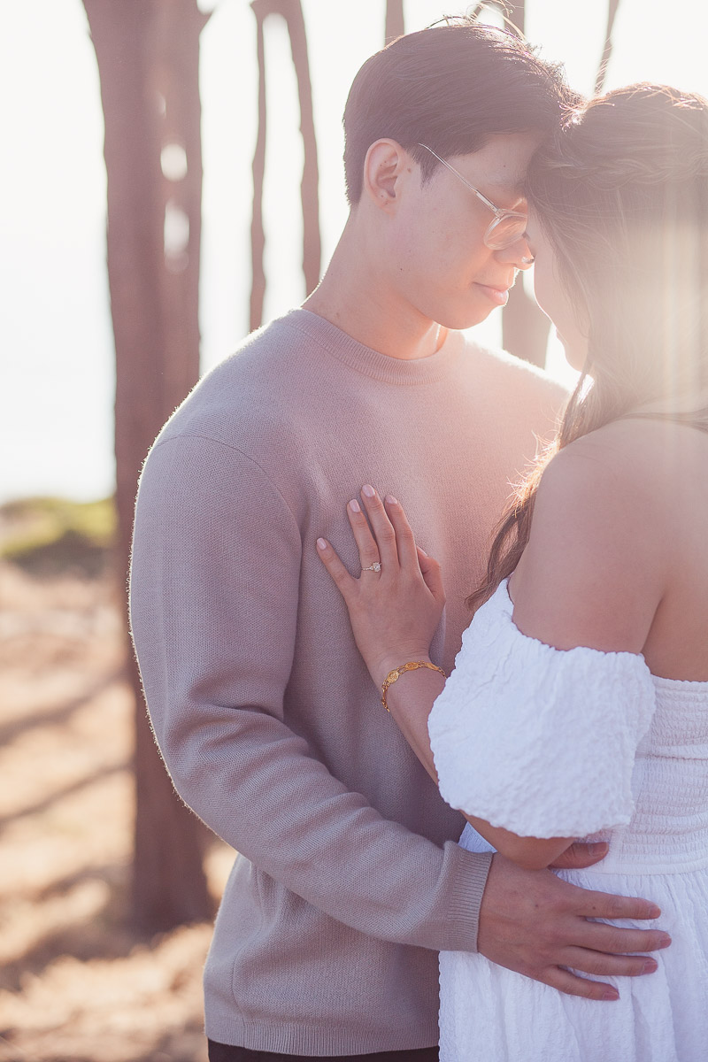 Engagement portrait in Golden Gate Park, San Francisco — photography by Matt Dea