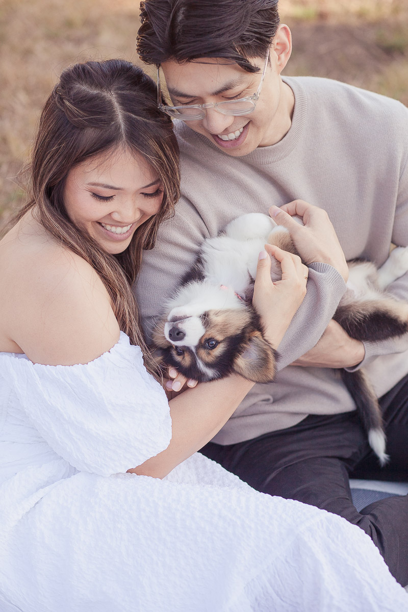 Engagement portrait at Baker Beach, San Francisco — photography by Matt Dea