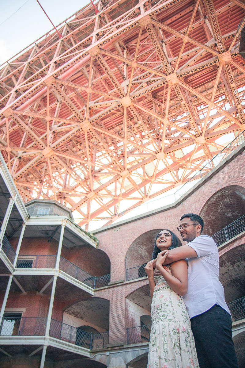 Engagement session near the Golden Gate Bridge, San Francisco — photography by Matt Dea