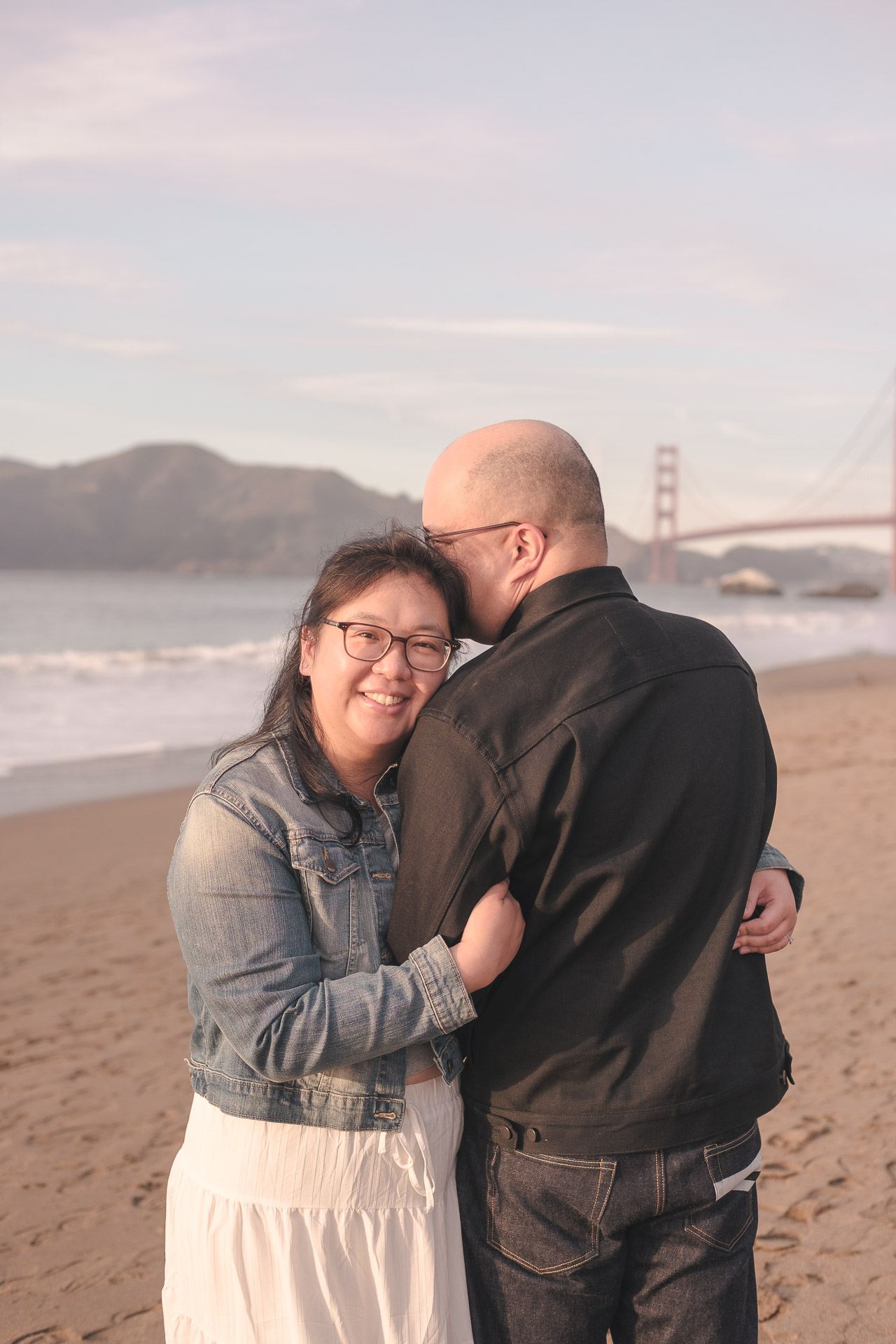 Nancy & Nolan at Baker Beach — San Francisco engagement photography by Matt Dea