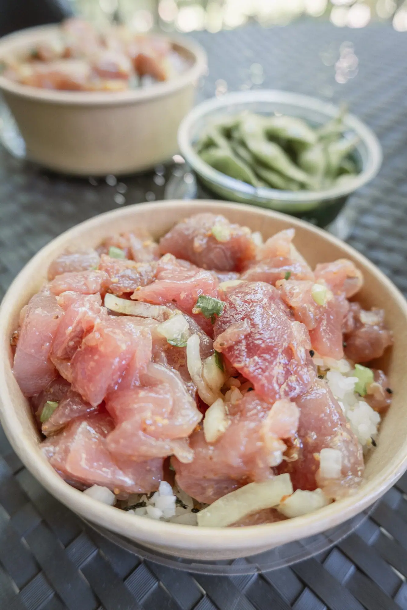 Photo from Later, we grabbed poke bowls from Foodland, a must-stop for fresh, flavorful, and affordable local food, Big Island, HI