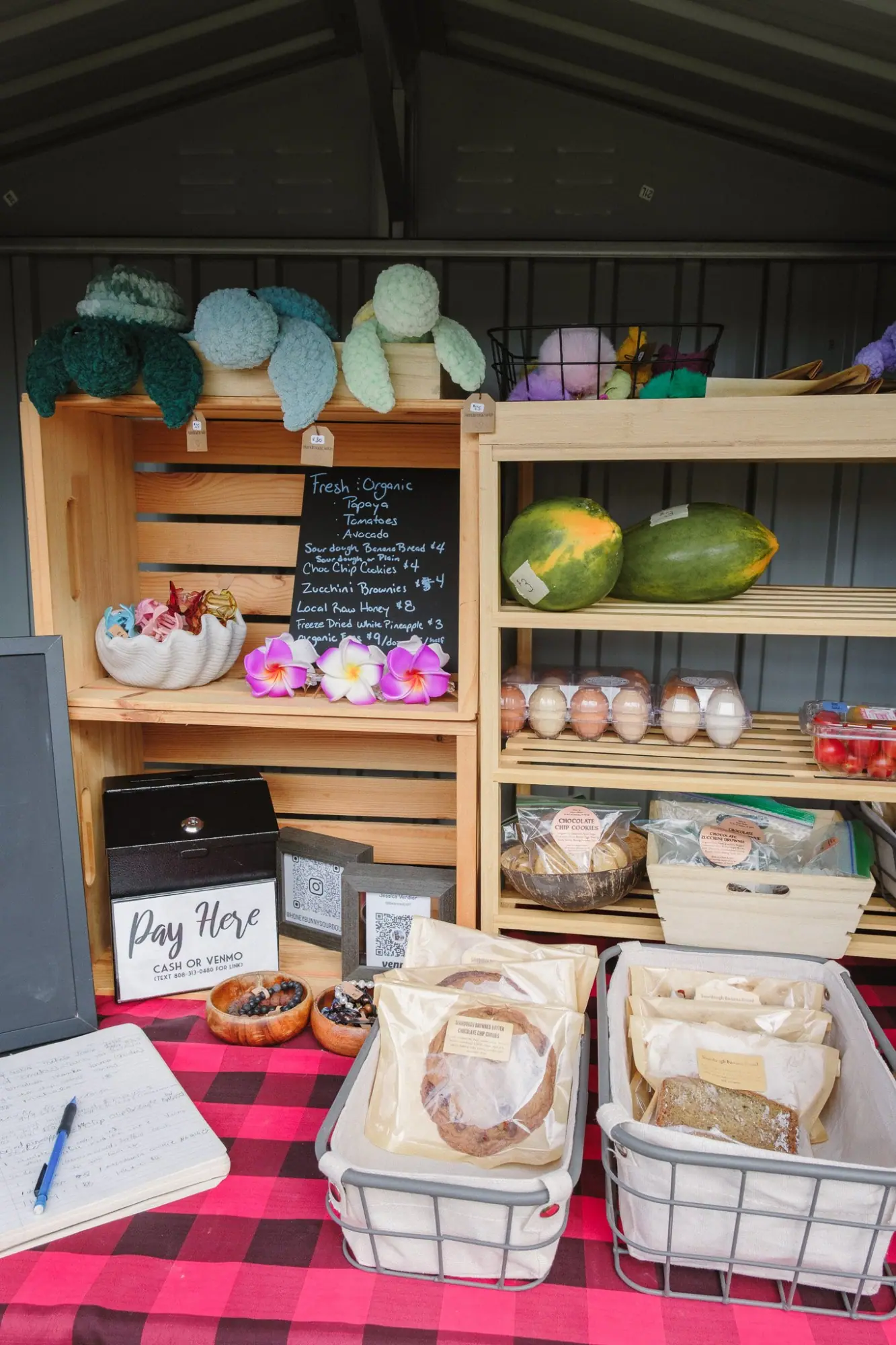 Photo from Near Akaka Falls, we found a charming roadside stand selling baked goods—completely unmanned with a Venmo…, Big Island, HI