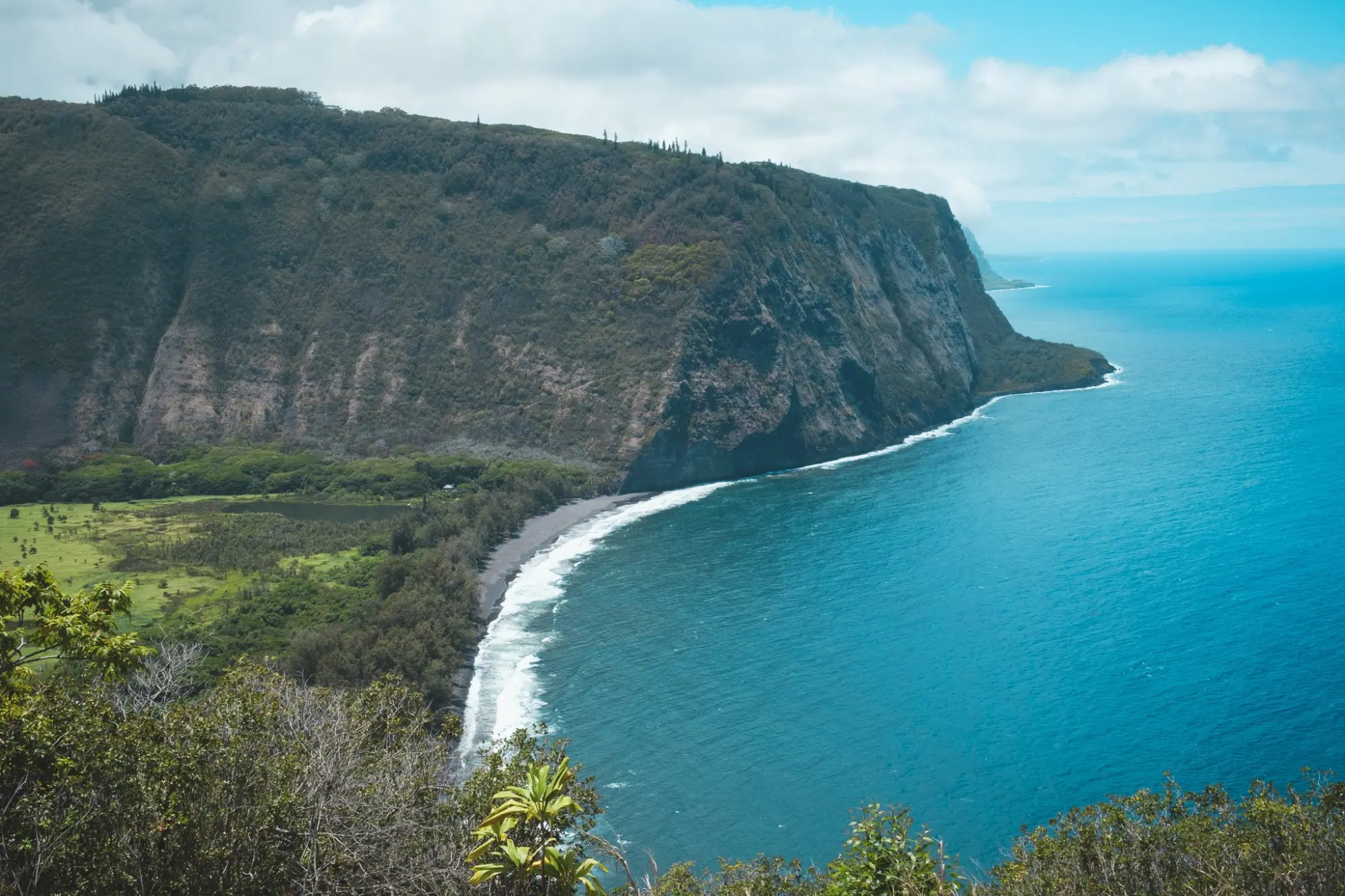 Photo from Before heading back, we stopped at the Waipio Valley Lookout, where the panoramic view of cliffs, jungle,…, Big Island, HI