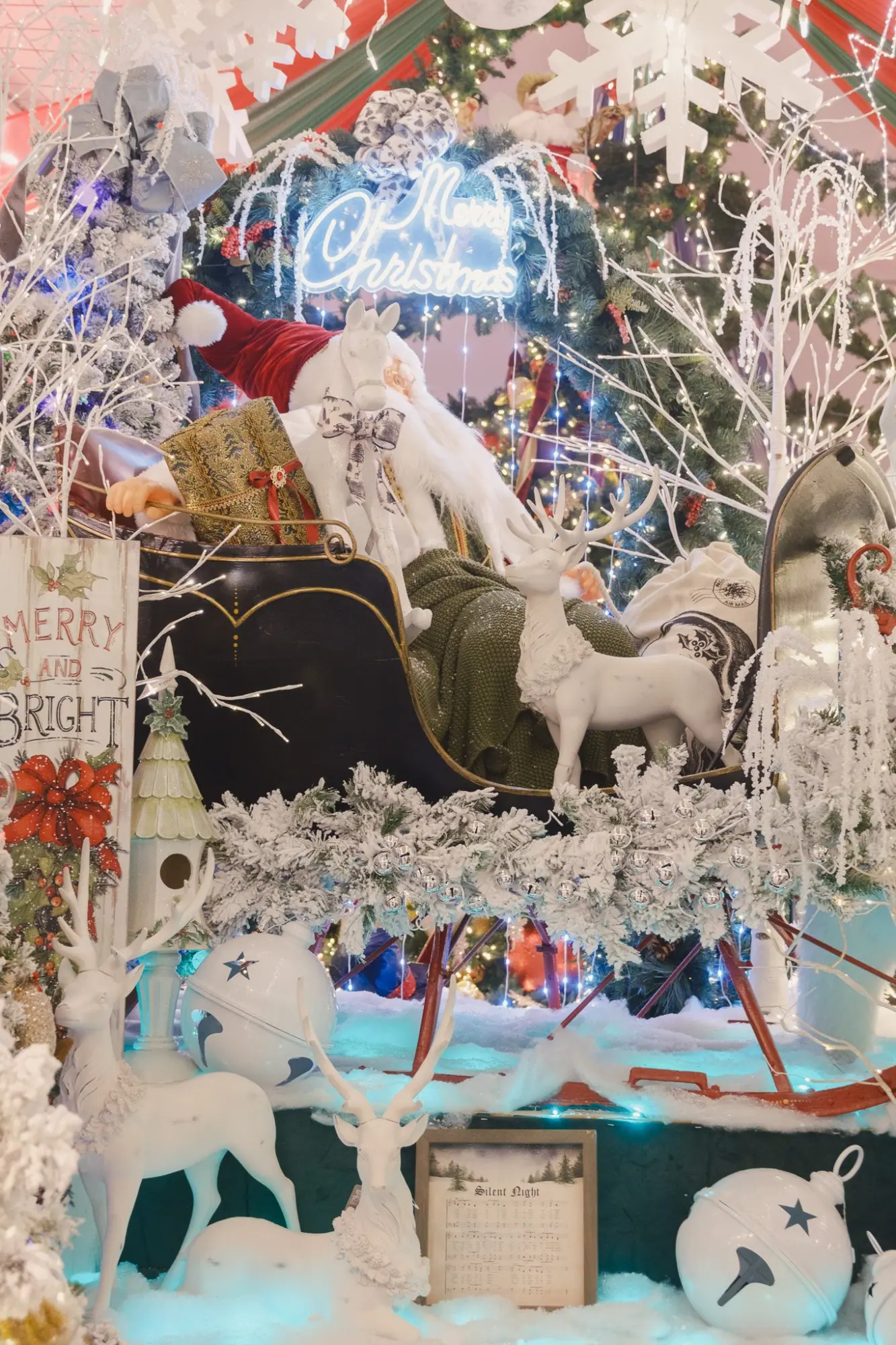 Photo from Afterward, we stopped by the Cambria Nursery & Florist, which was already decked out for Christmas, Central Coast, CA