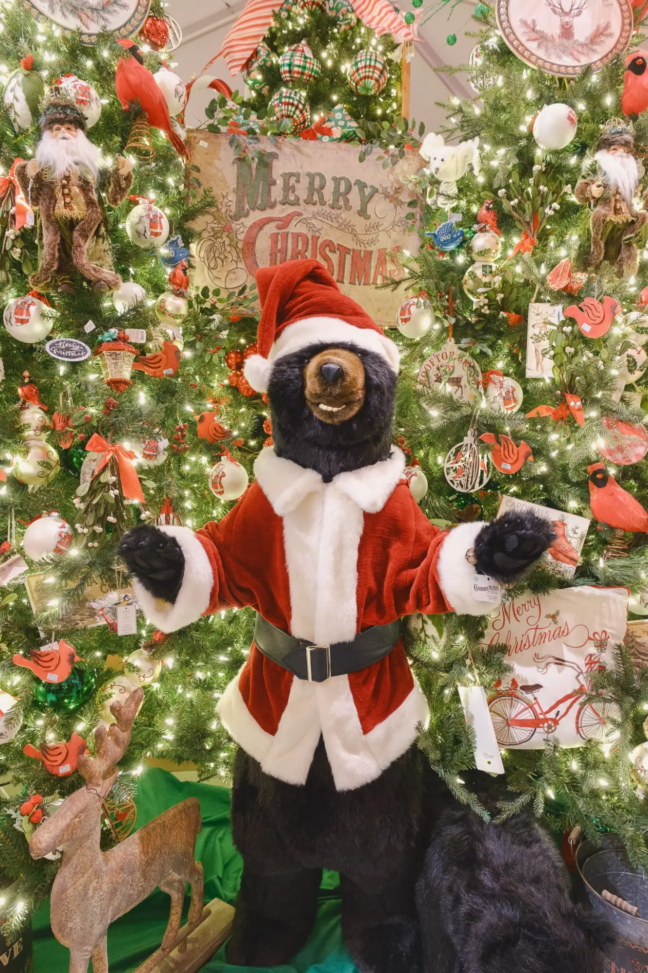 Photo from Afterward, we stopped by the Cambria Nursery & Florist, which was already decked out for Christmas, Central Coast, CA