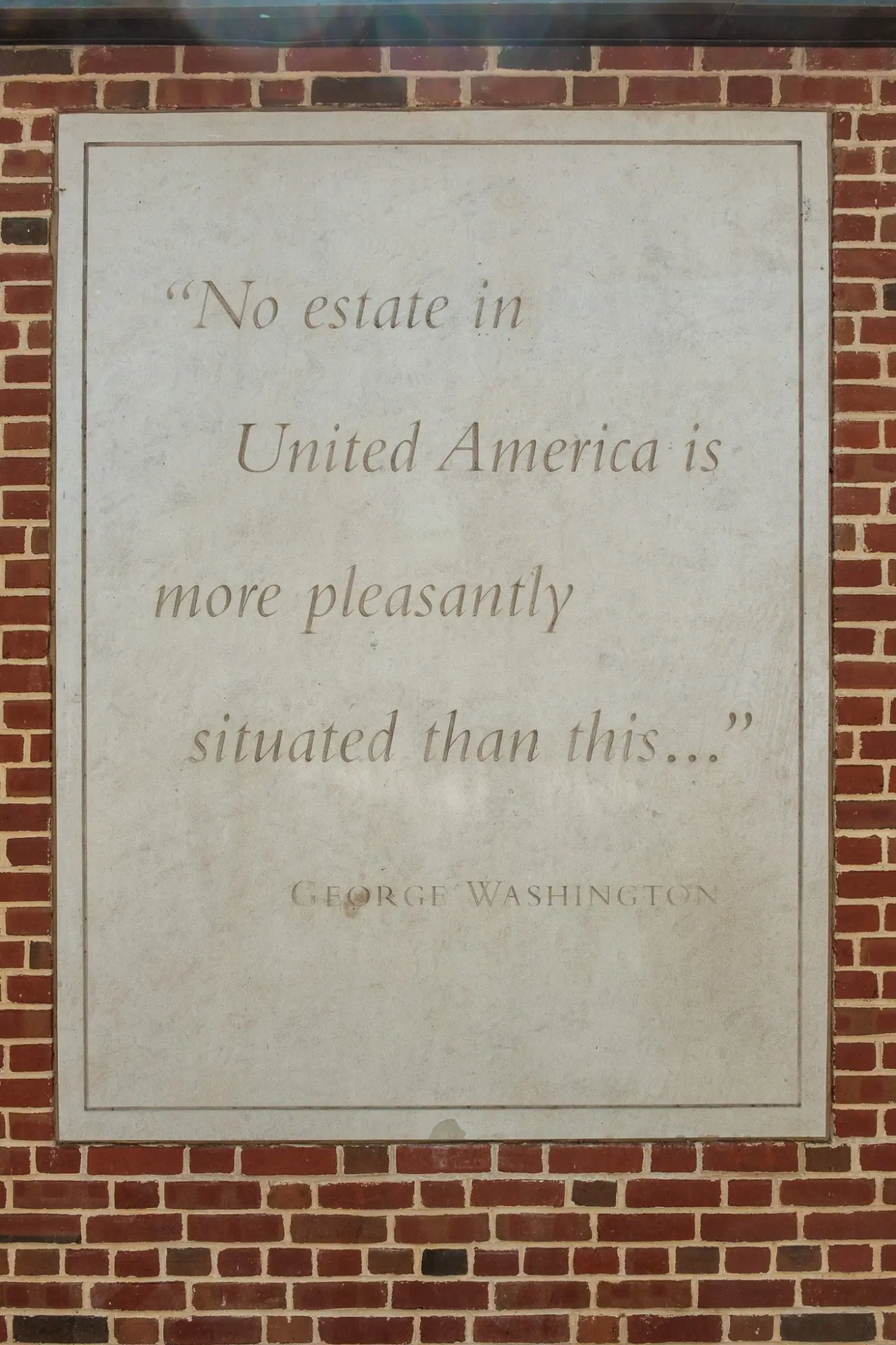 Photo from — George Washington, on Mount Vernon