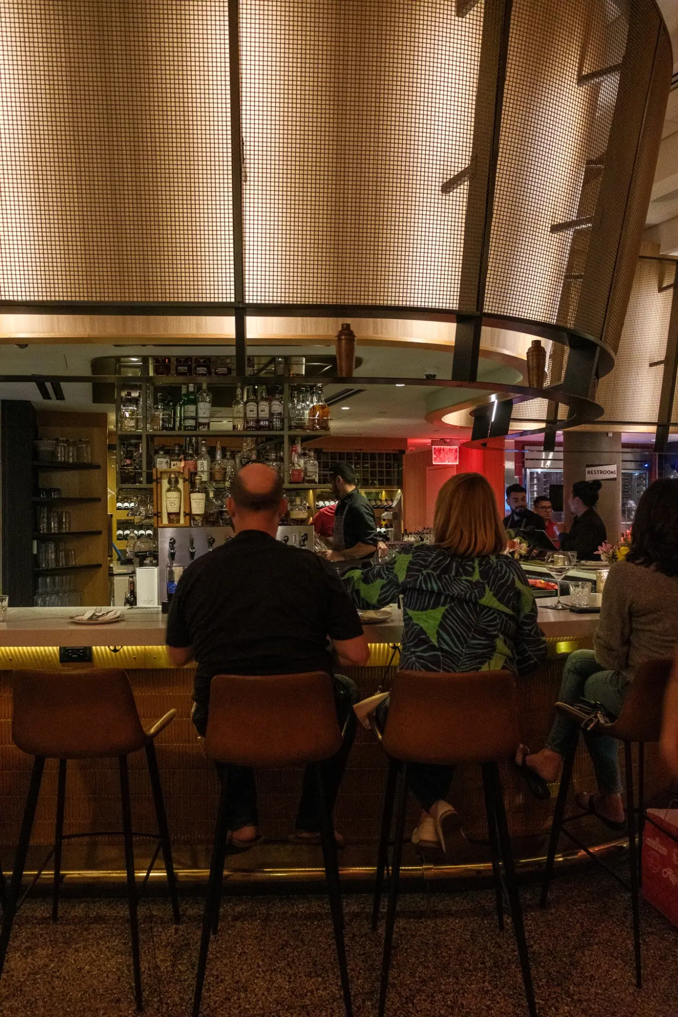 Photo from Dinner that night was at Ada’s on the River, right on the waterfront, Mount Vernon, VA