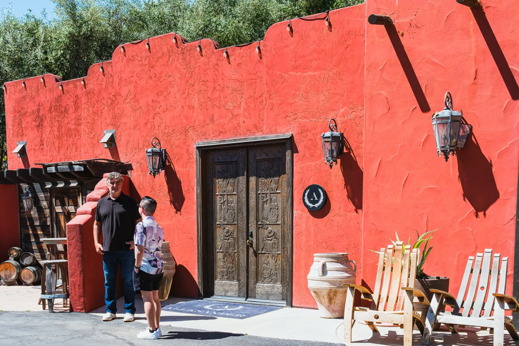 Photo from We started at Aleksander, where we were hosted by owner Goran, Paso Robles, CA