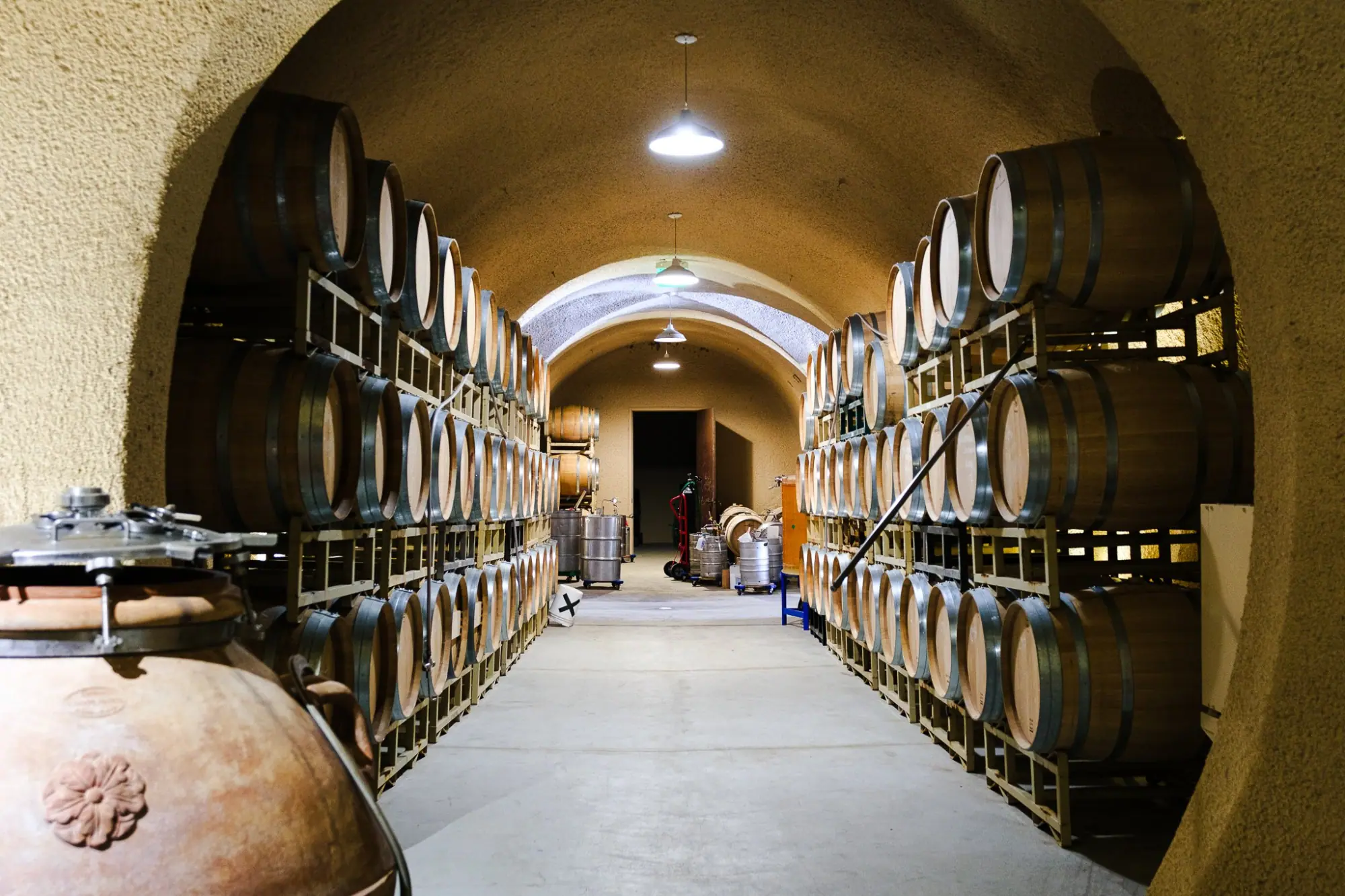 Photo from Our final tasting of the trip was at L’Aventure, one of the most recognized names in Paso Robles
