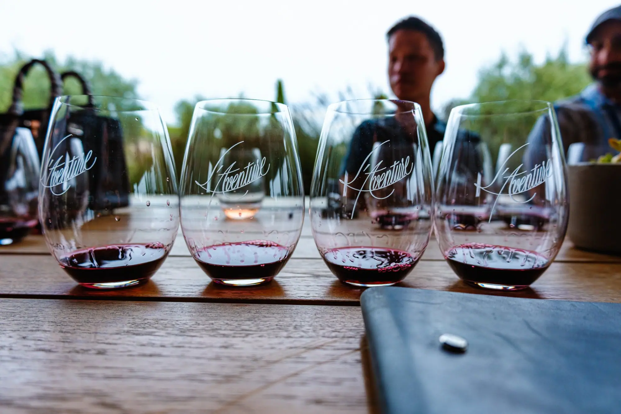 Photo from Our final tasting of the trip was at L’Aventure, one of the most recognized names in Paso Robles