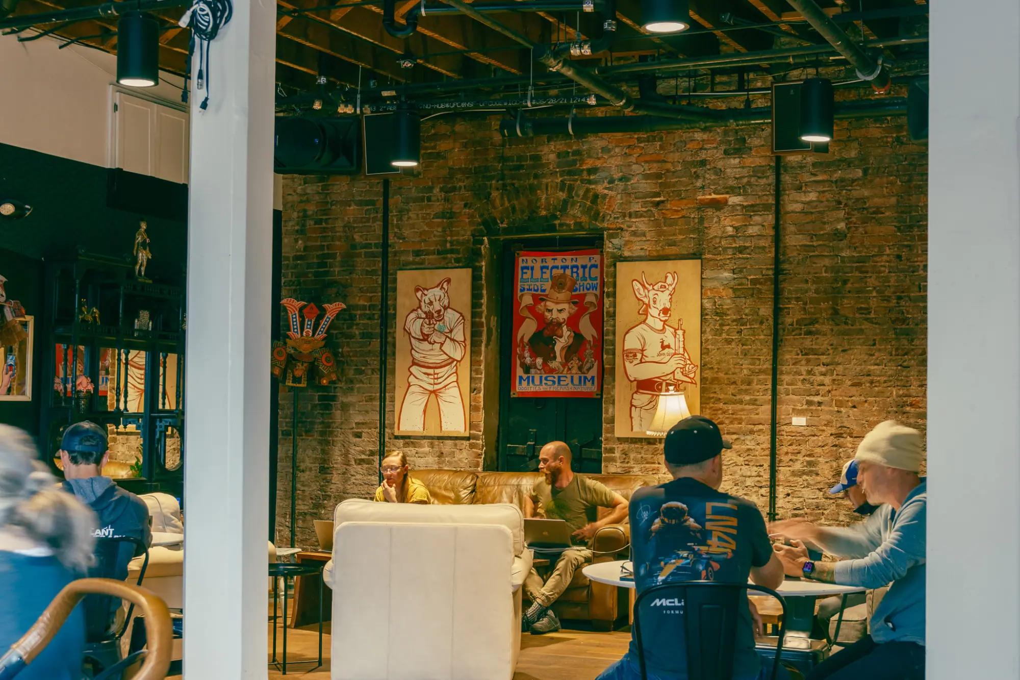 Inside Speakeasy Communal Cafe