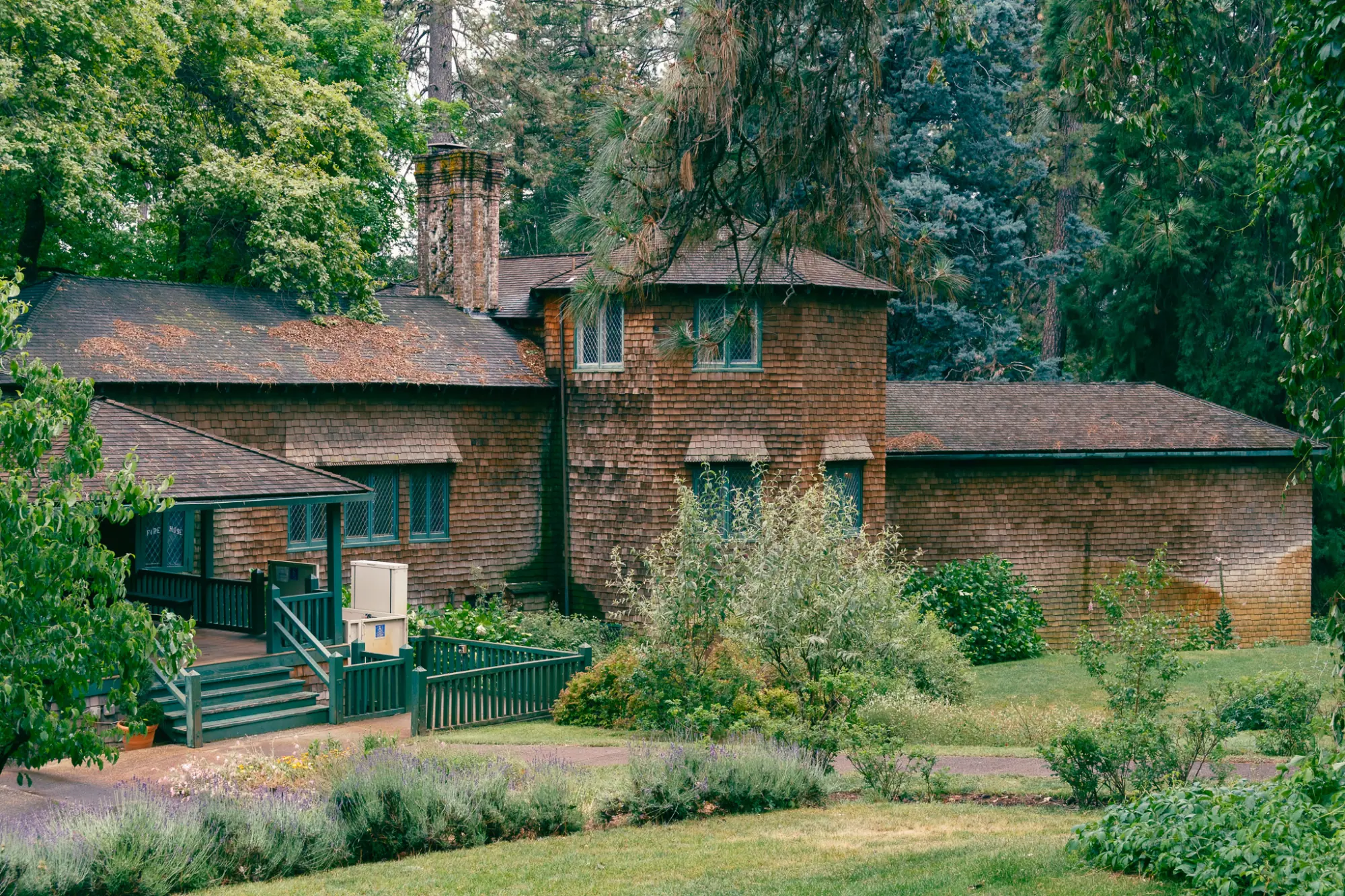 Bourn Cottage seen across the garden