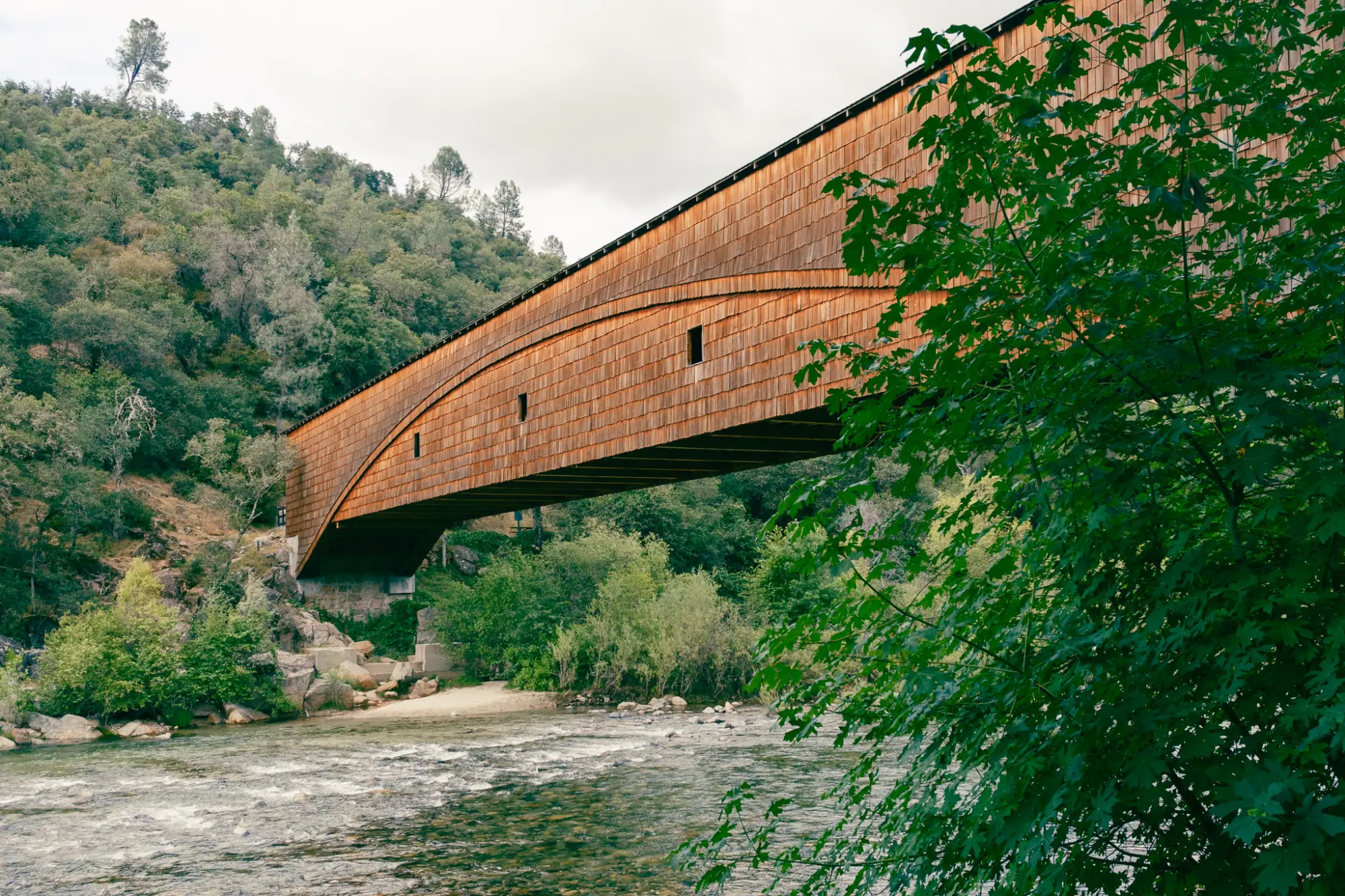 Bridgeport Covered Bridge over the South Yuba River
