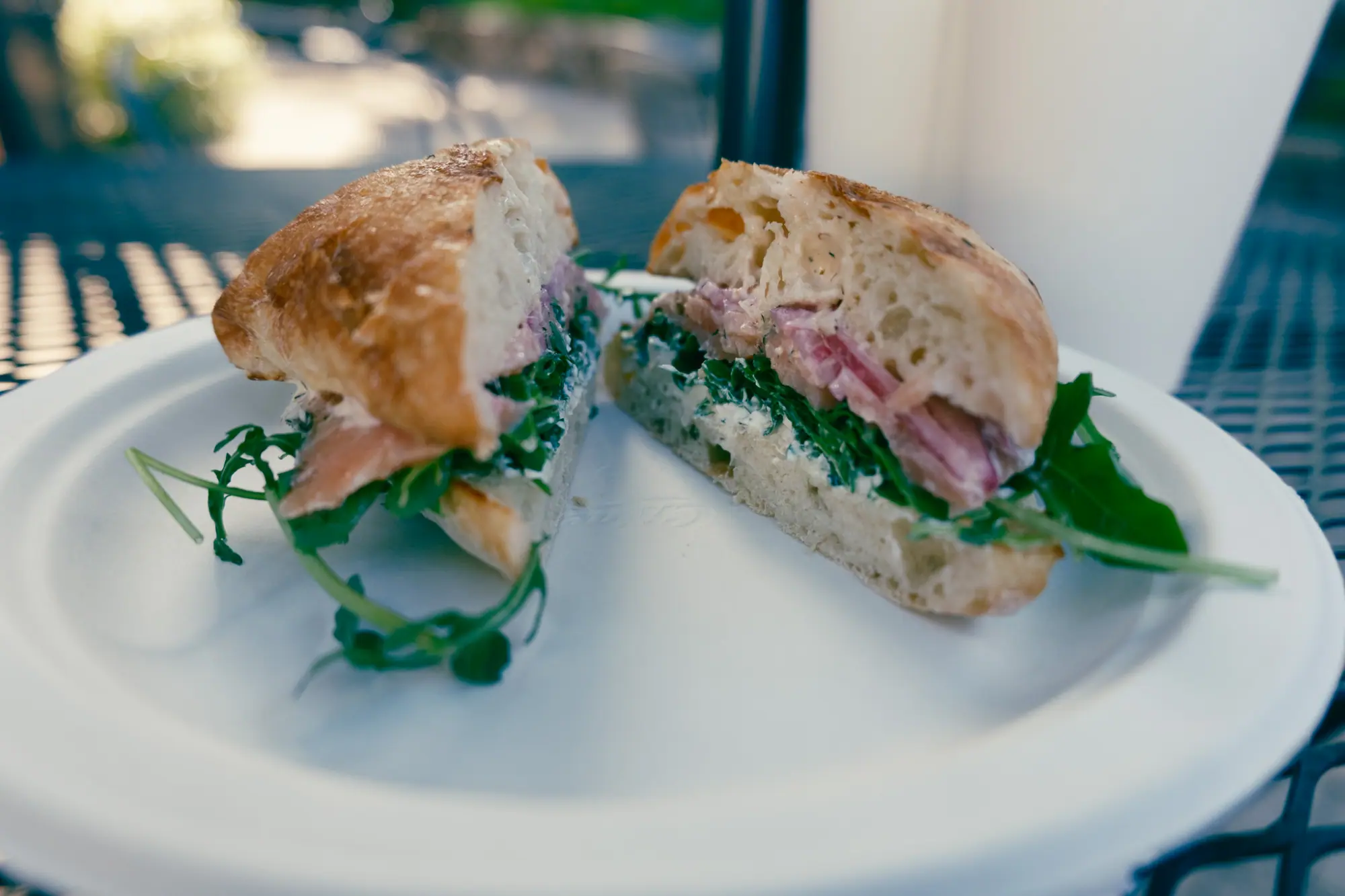 A lox sandwich
