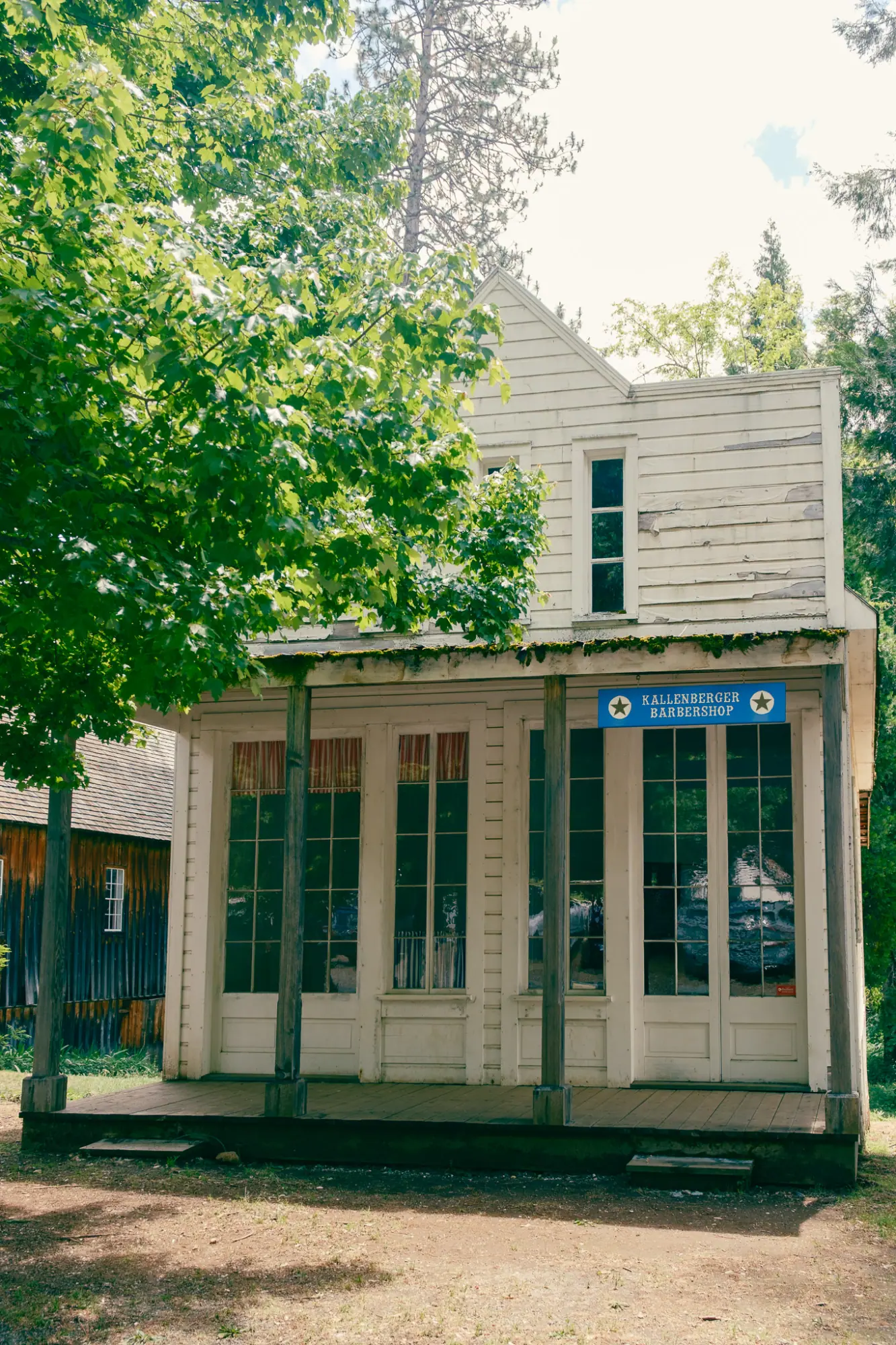A wooden storefront in North Bloomfield