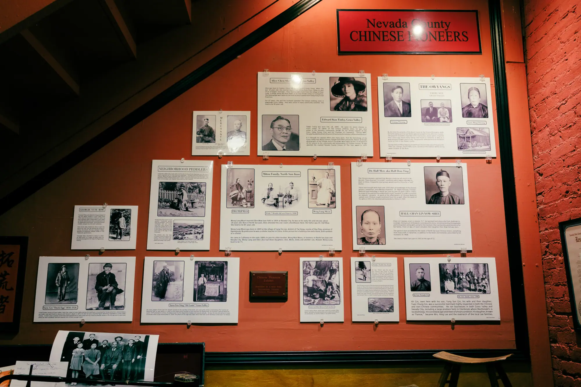 Photographs of Nevada City's Chinese residents on display