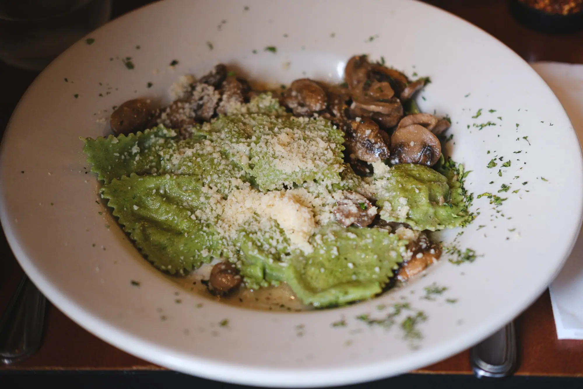 Photo from Back in Mendocino, dinner was at Luna Trattoria, a cozy Italian spot where every dish felt homemade