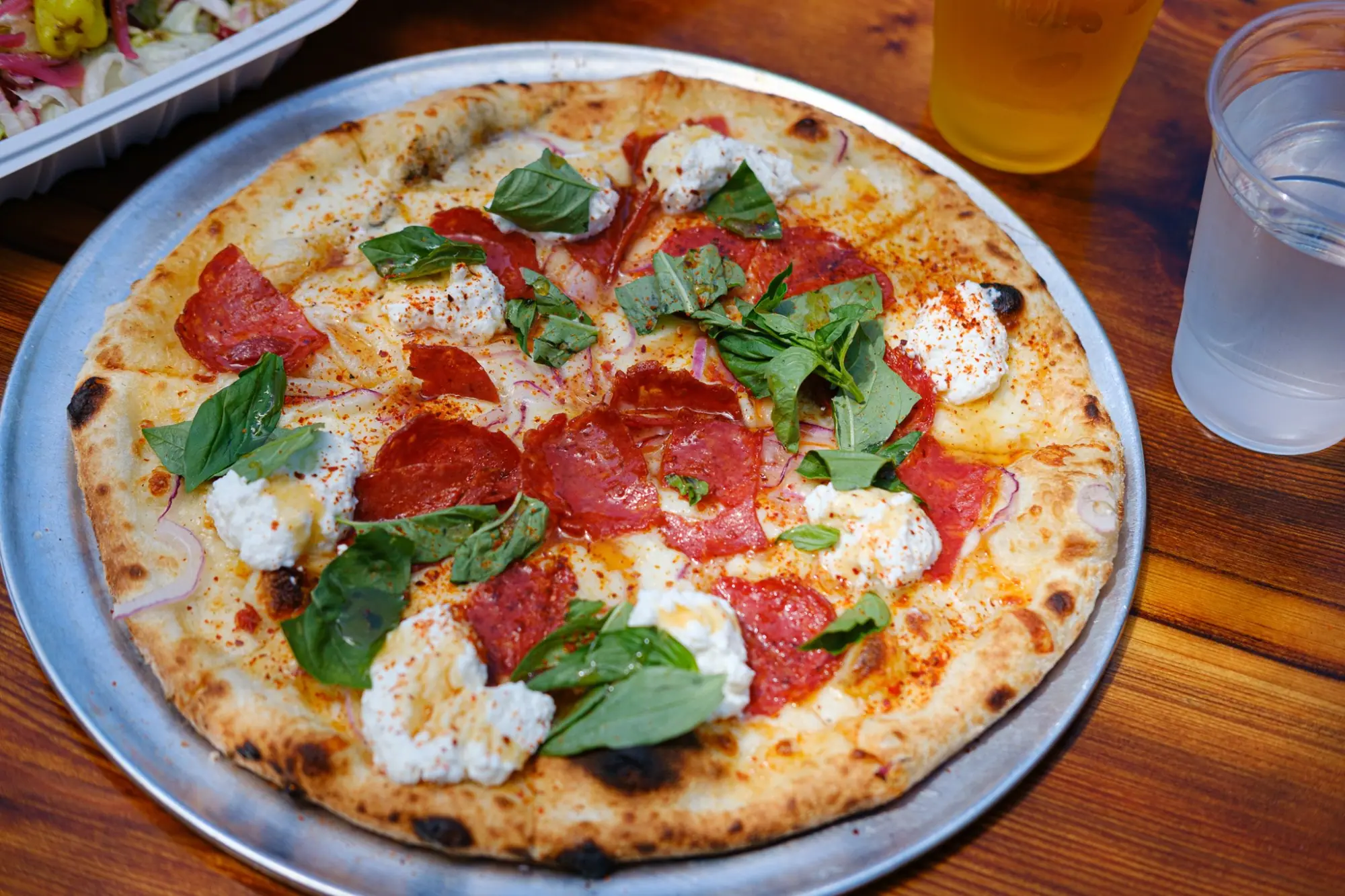 Photo from We grabbed lunch at The Brickery, a relaxed garden-side pizzeria (their wood-fired pizza and seasonal…, Mendocino, CA