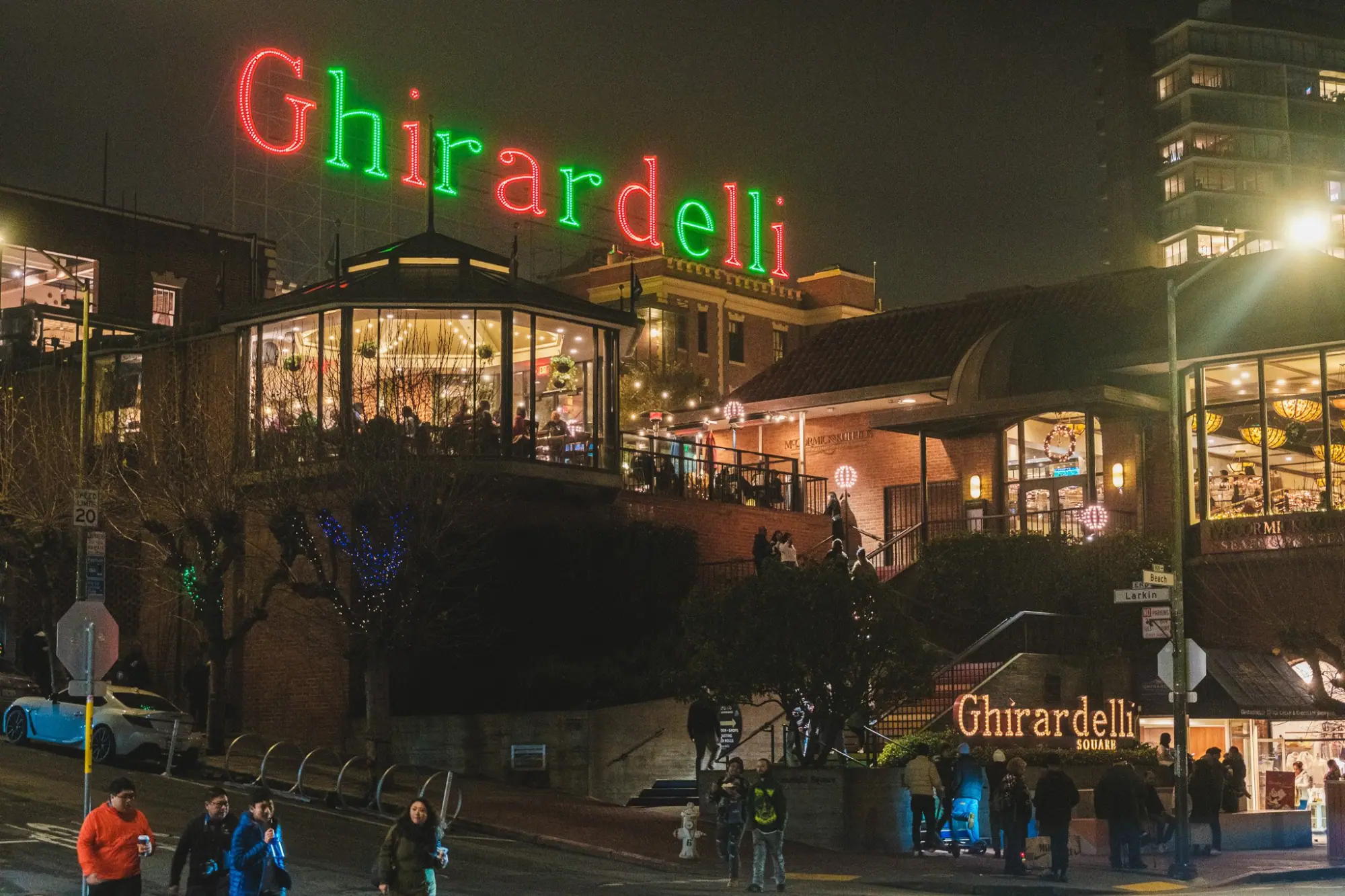 Photo from Finally, we stopped by Ghirardelli Square to see its holiday decorations, San Francisco & Sebastopol, CA