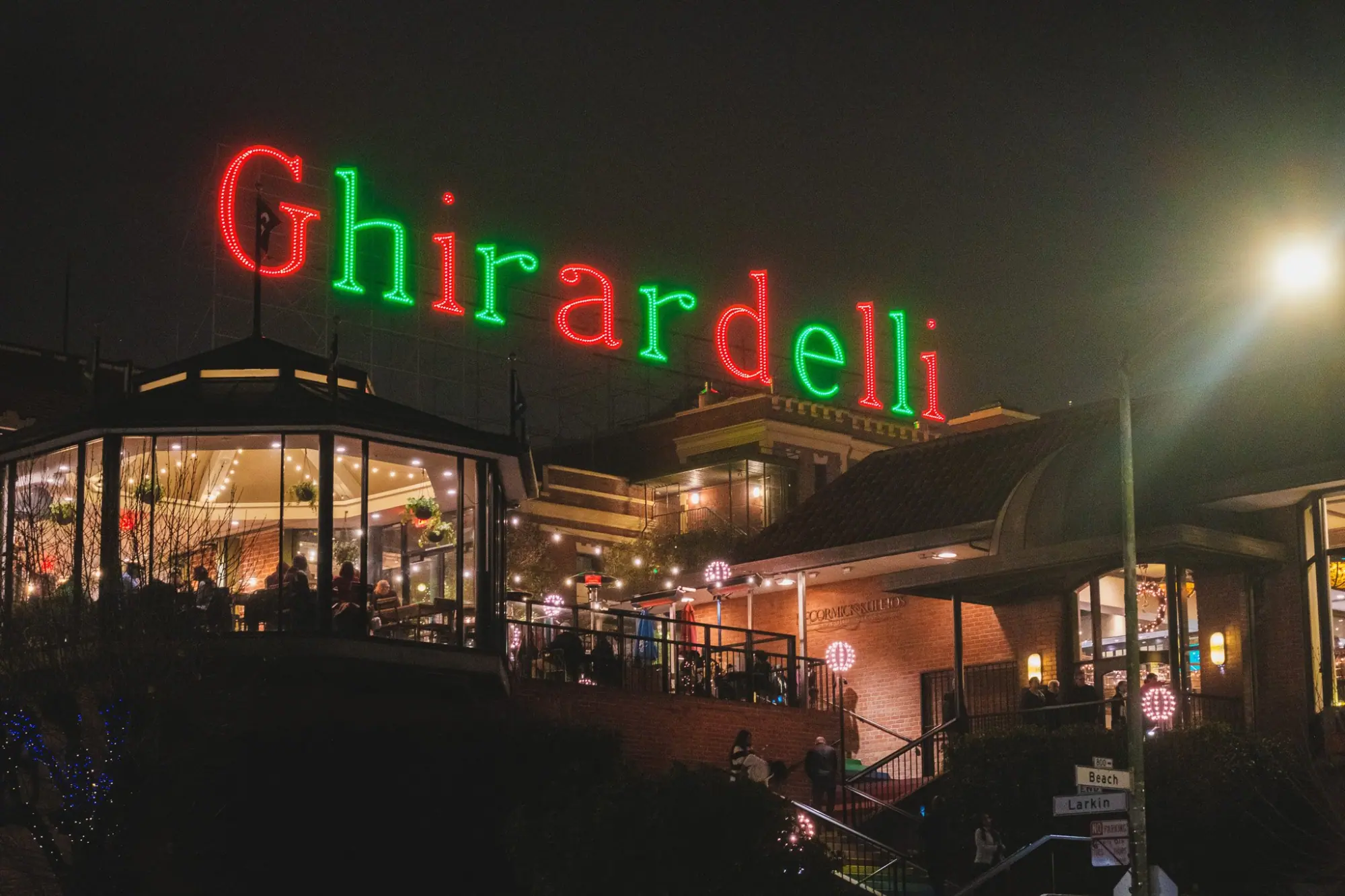 Photo from Finally, we stopped by Ghirardelli Square to see its holiday decorations, San Francisco & Sebastopol, CA