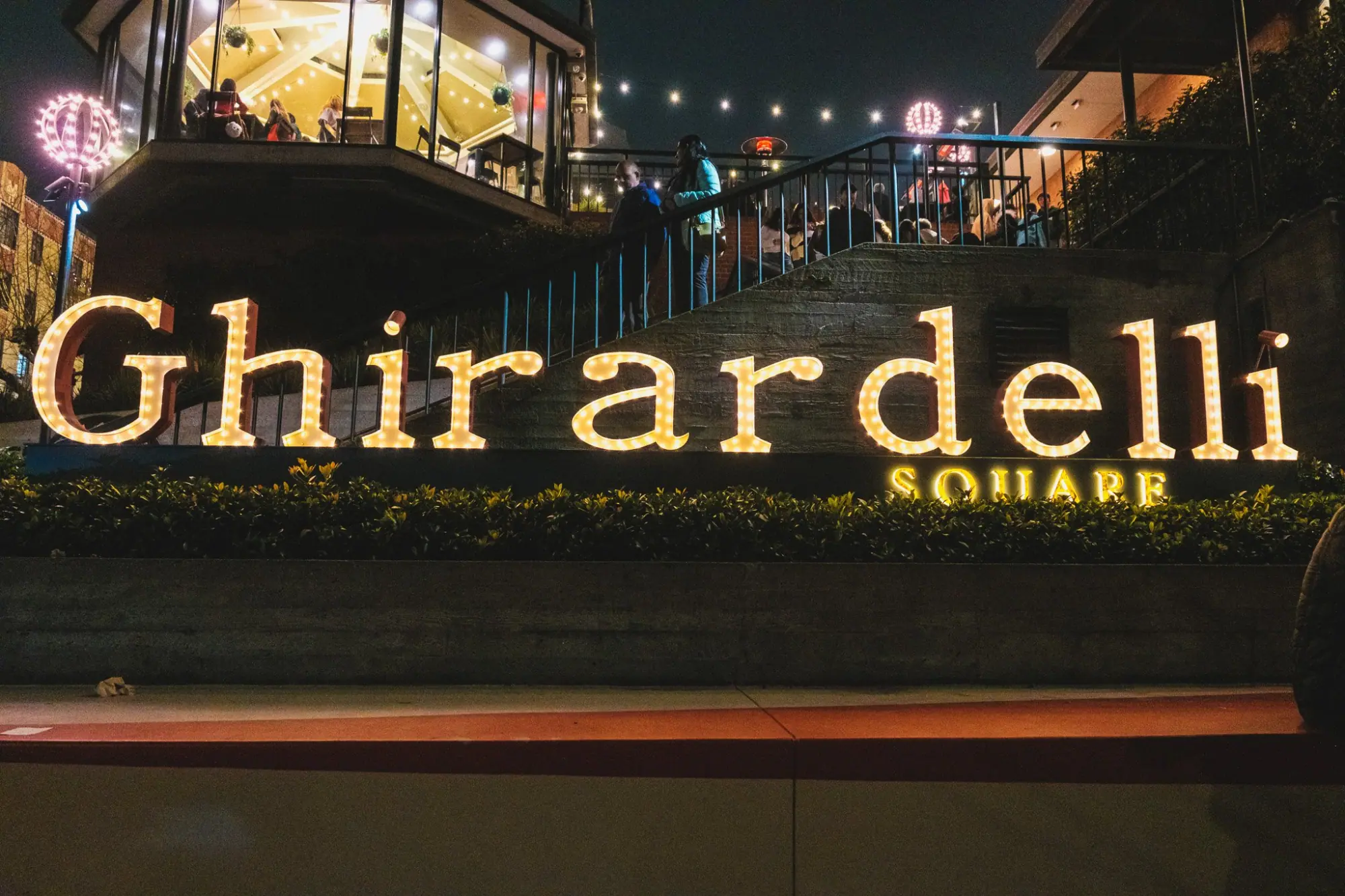 Photo from Finally, we stopped by Ghirardelli Square to see its holiday decorations, San Francisco & Sebastopol, CA
