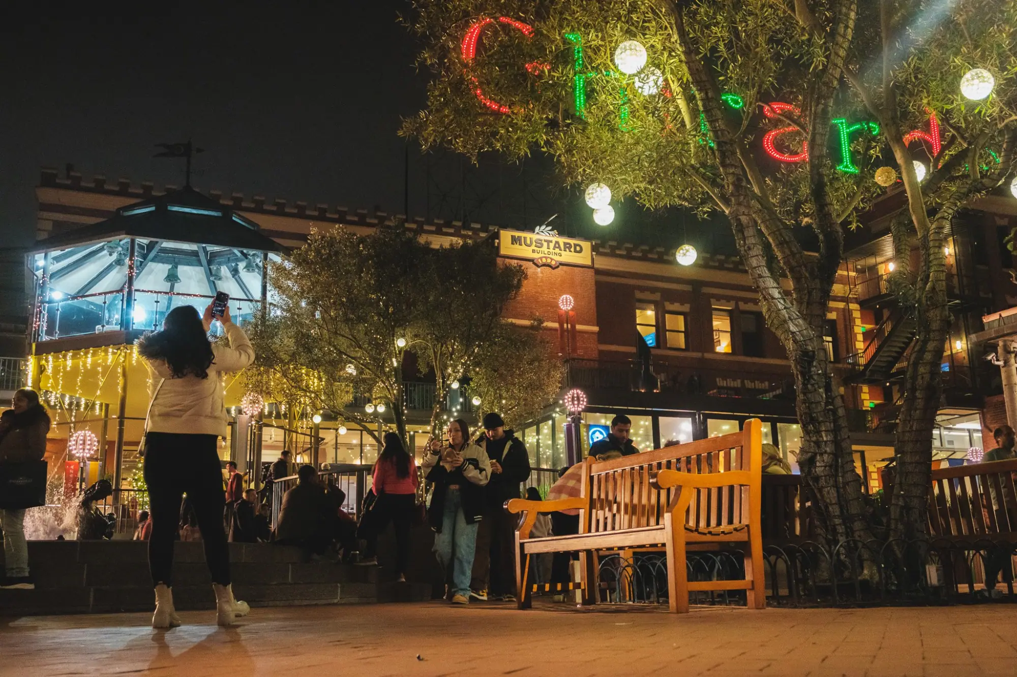 Photo from Finally, we stopped by Ghirardelli Square to see its holiday decorations, San Francisco & Sebastopol, CA