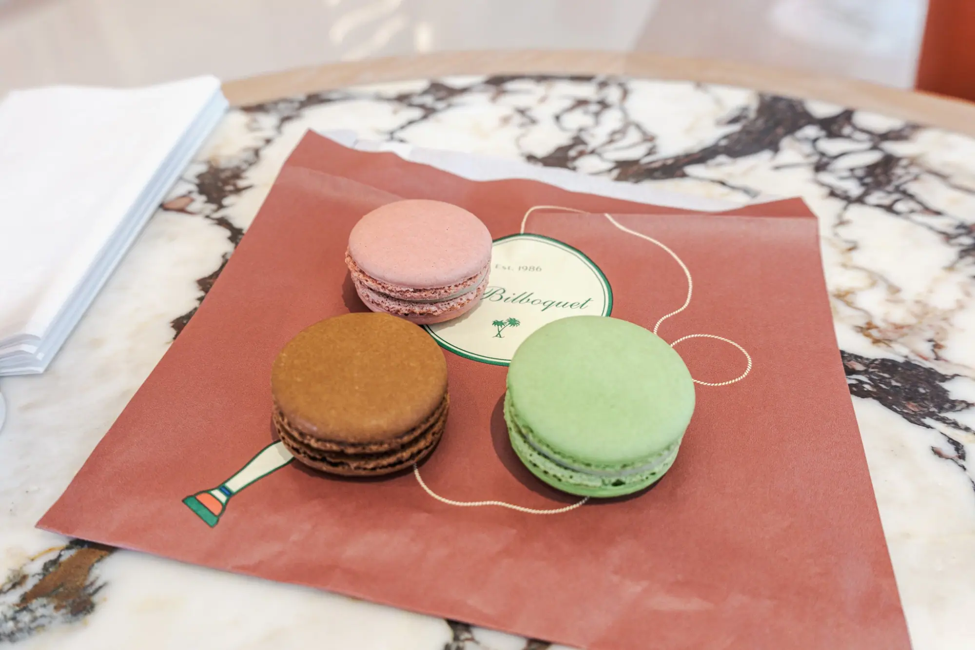 Photo from We wandered into Le Bilboquet Market, a new café just off Worth Ave, for coffees and macarons — the…, Palm Beach & Miami, FL