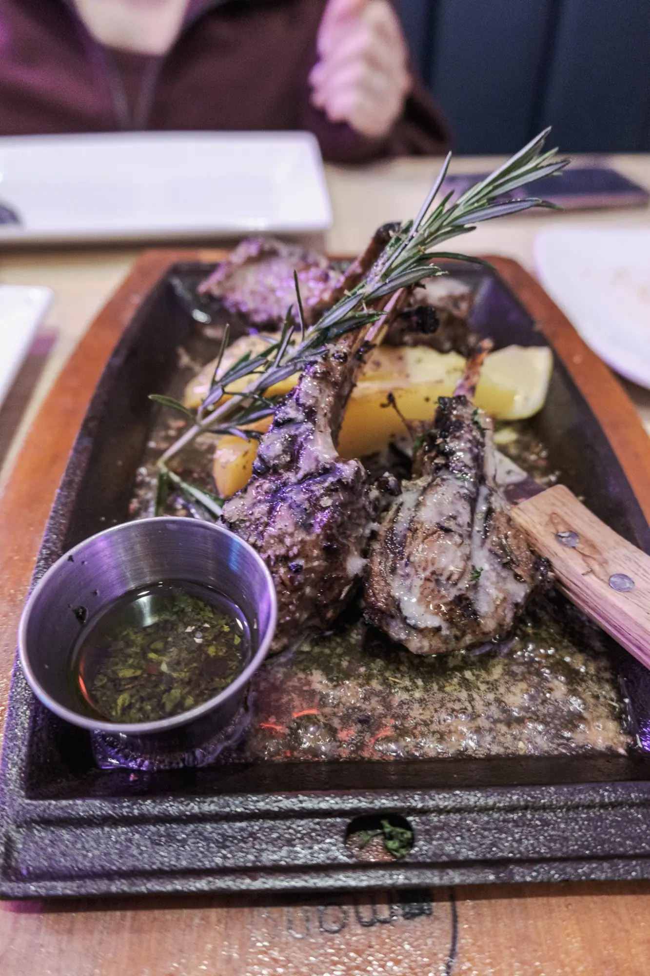 Photo from Dinner that evening was back in Jupiter at Mana Greek Fusion, which completely hit the spot, Palm Beach & Miami, FL