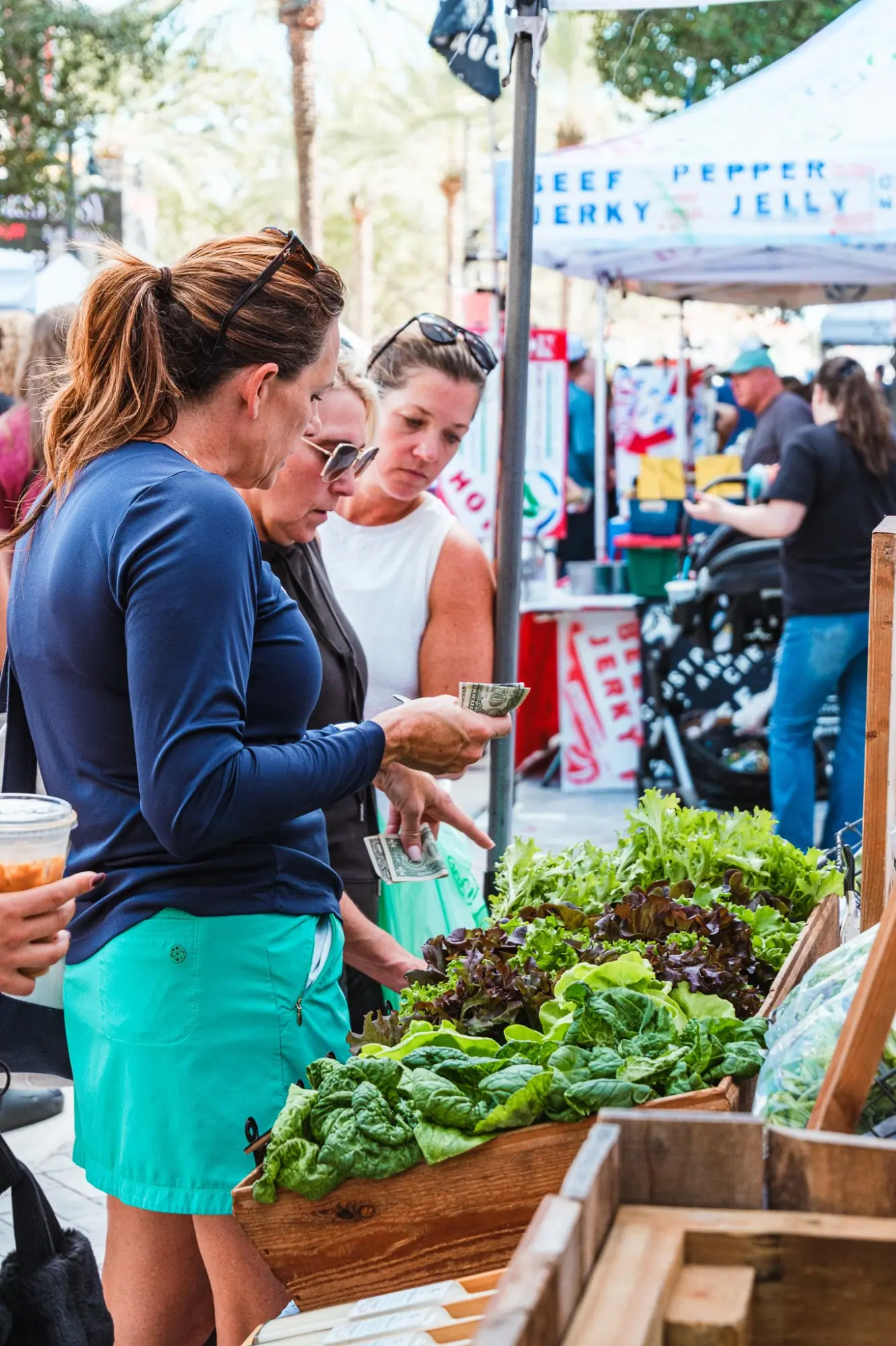 Photo from We all went together to the Farmers Market on West Palm Beach, which was packed in the best way, Palm Beach & Miami, FL