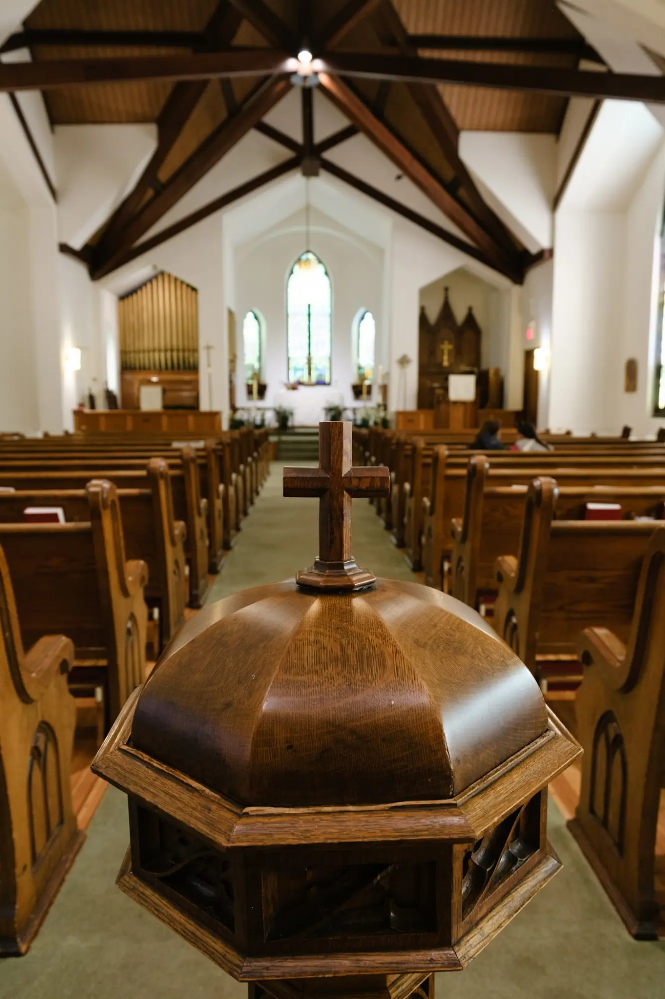 Photo from Just a few blocks away, we stepped into the Georgetown Lutheran Church, Washington, DC
