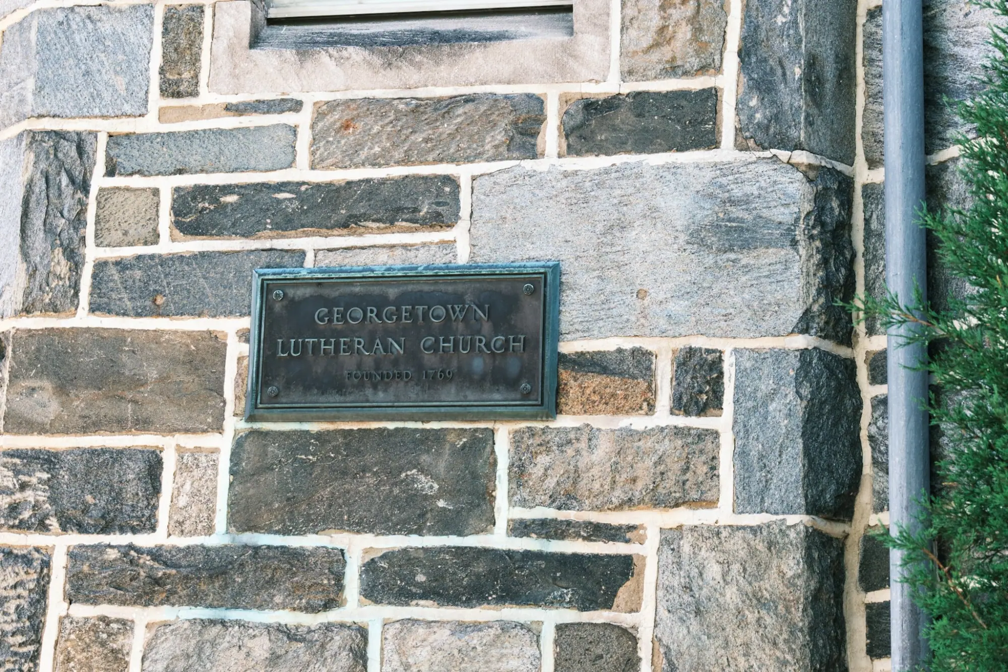 Photo from Just a few blocks away, we stepped into the Georgetown Lutheran Church, Washington, DC