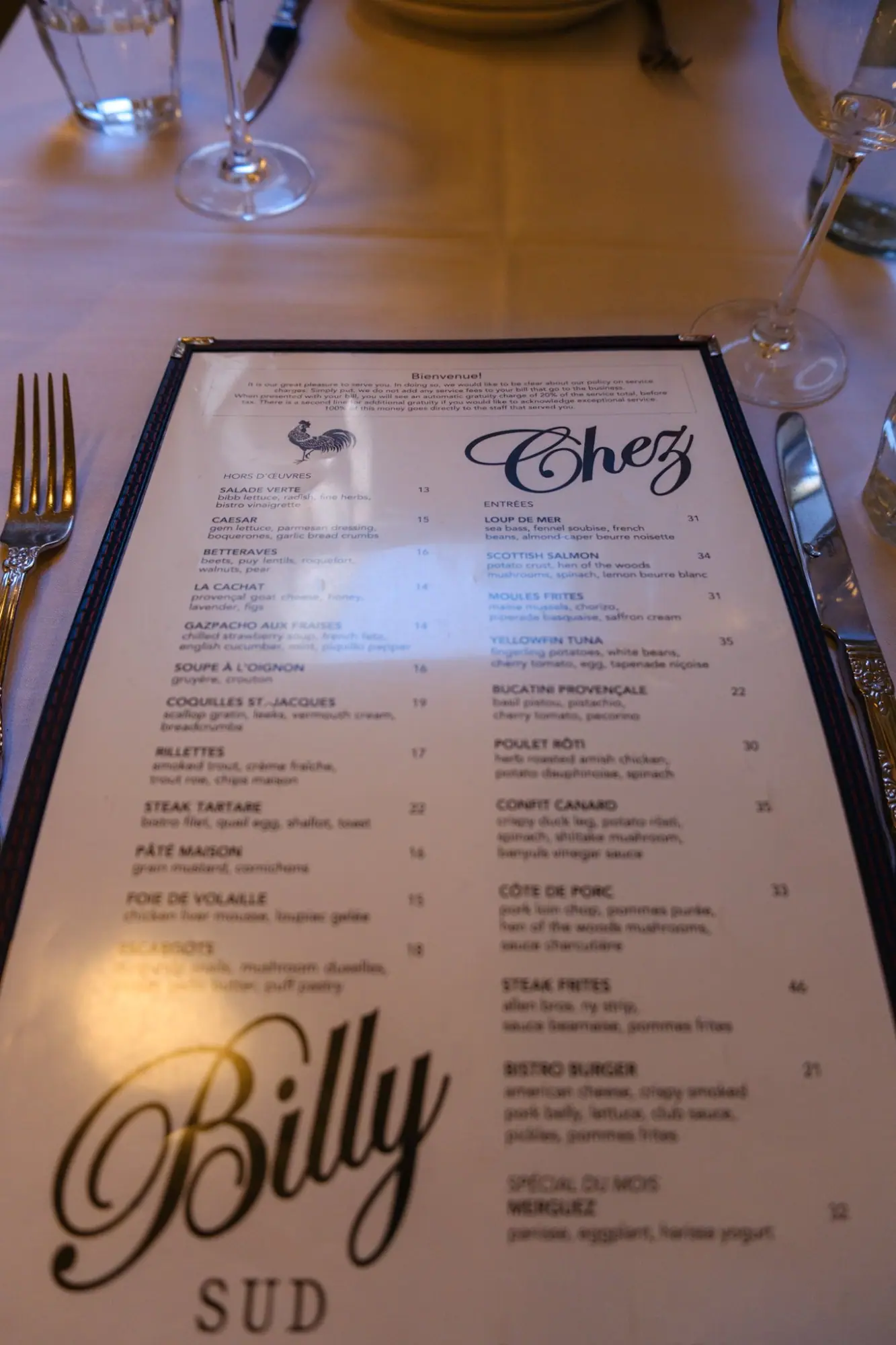 Photo from To end the evening, we had dinner at Chez Billy Sud, a cozy French bistro tucked into a quiet Georgetown…, Washington, DC