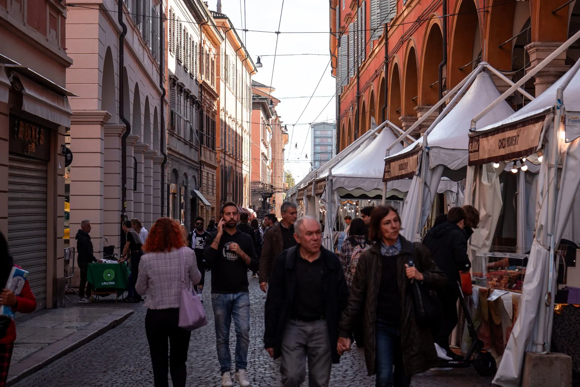 Photo from And then, unexpectedly, we stumbled into the Modena Chocolate Festival — rows of stalls set up throughout…