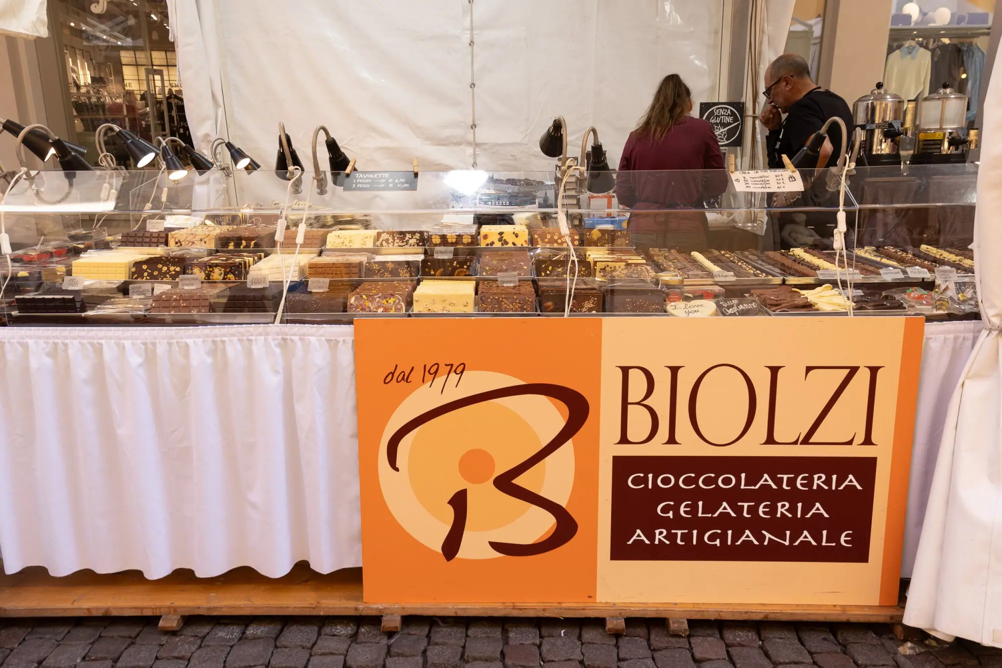 Photo from And then, unexpectedly, we stumbled into the Modena Chocolate Festival — rows of stalls set up throughout…
