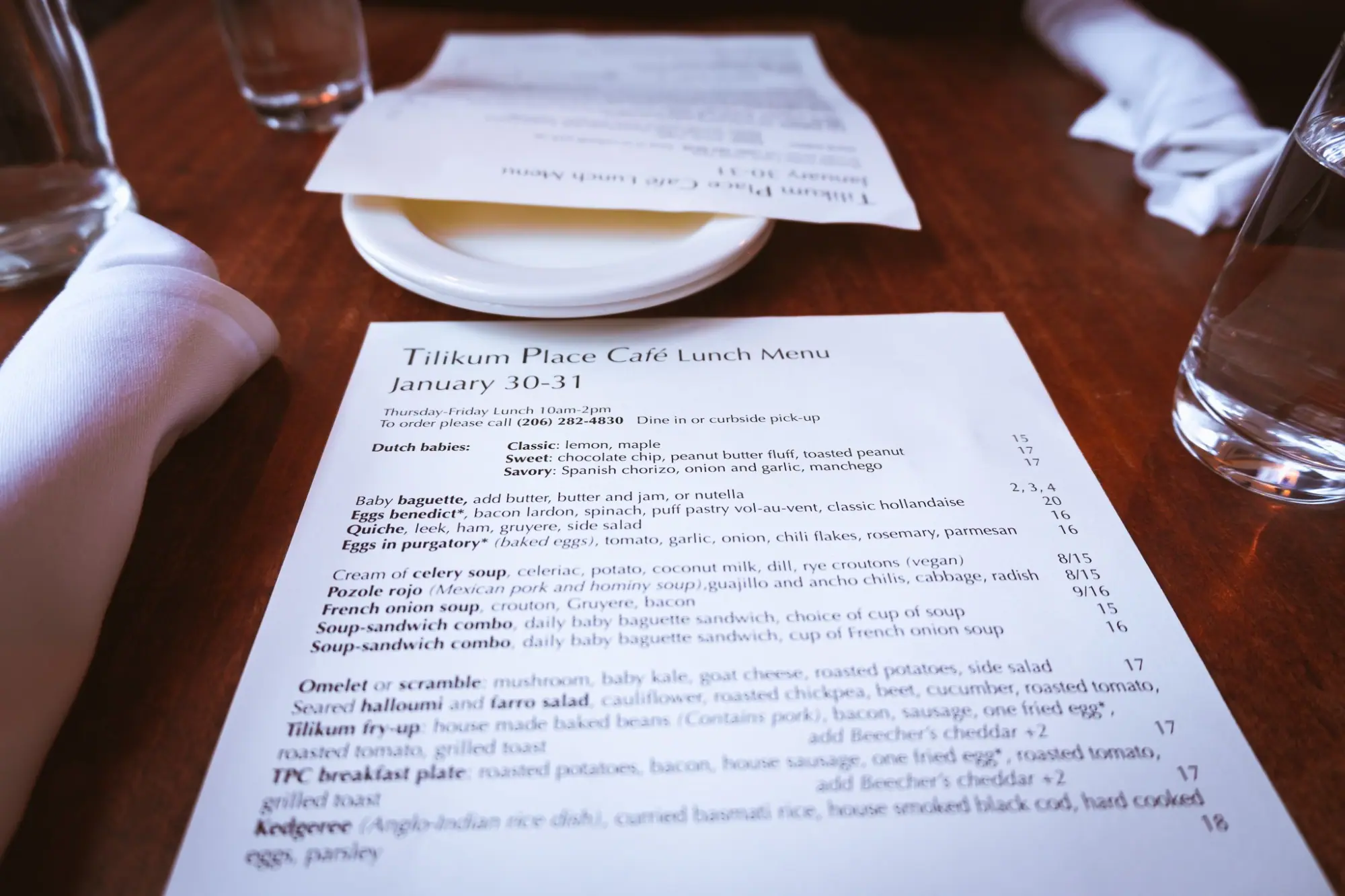 Photo from We started our day with a hearty breakfast at Tilikum Place Café, known for its European-inspired dishes, Seattle, WA