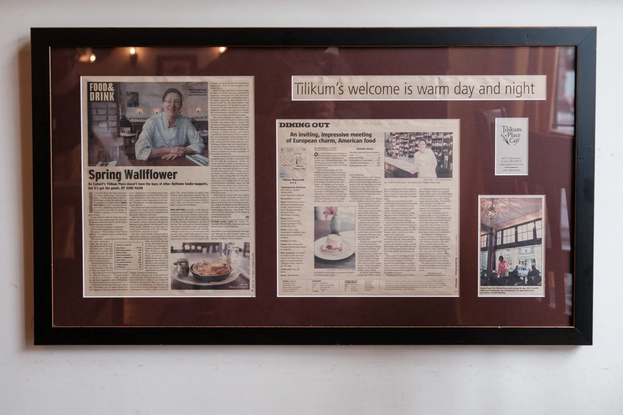 Photo from We started our day with a hearty breakfast at Tilikum Place Café, known for its European-inspired dishes, Seattle, WA