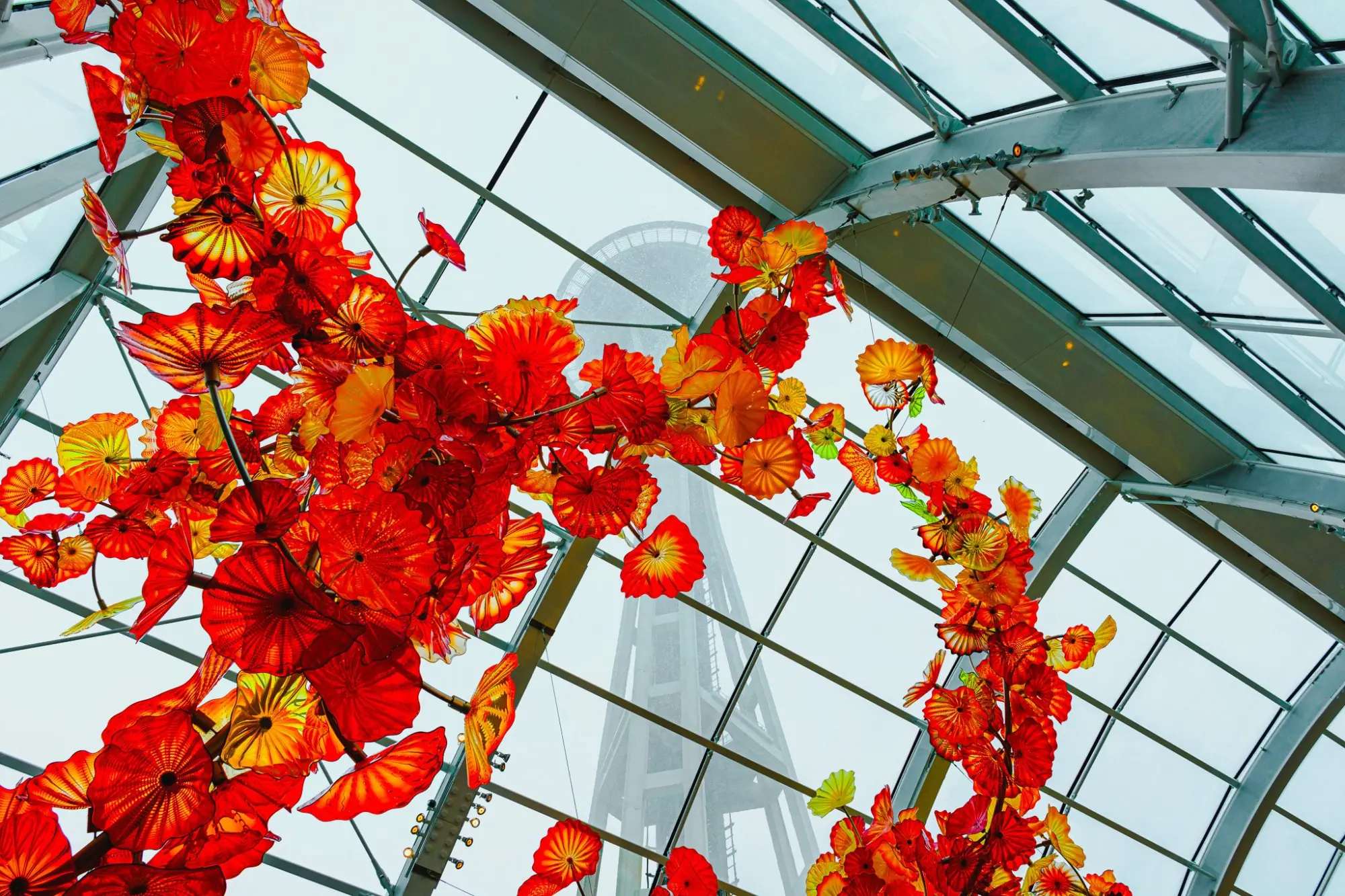 Photo from The Chihuly Garden and Glass Exhibit left us in awe and gave us a newfound appreciation for glass as an…, Seattle, WA