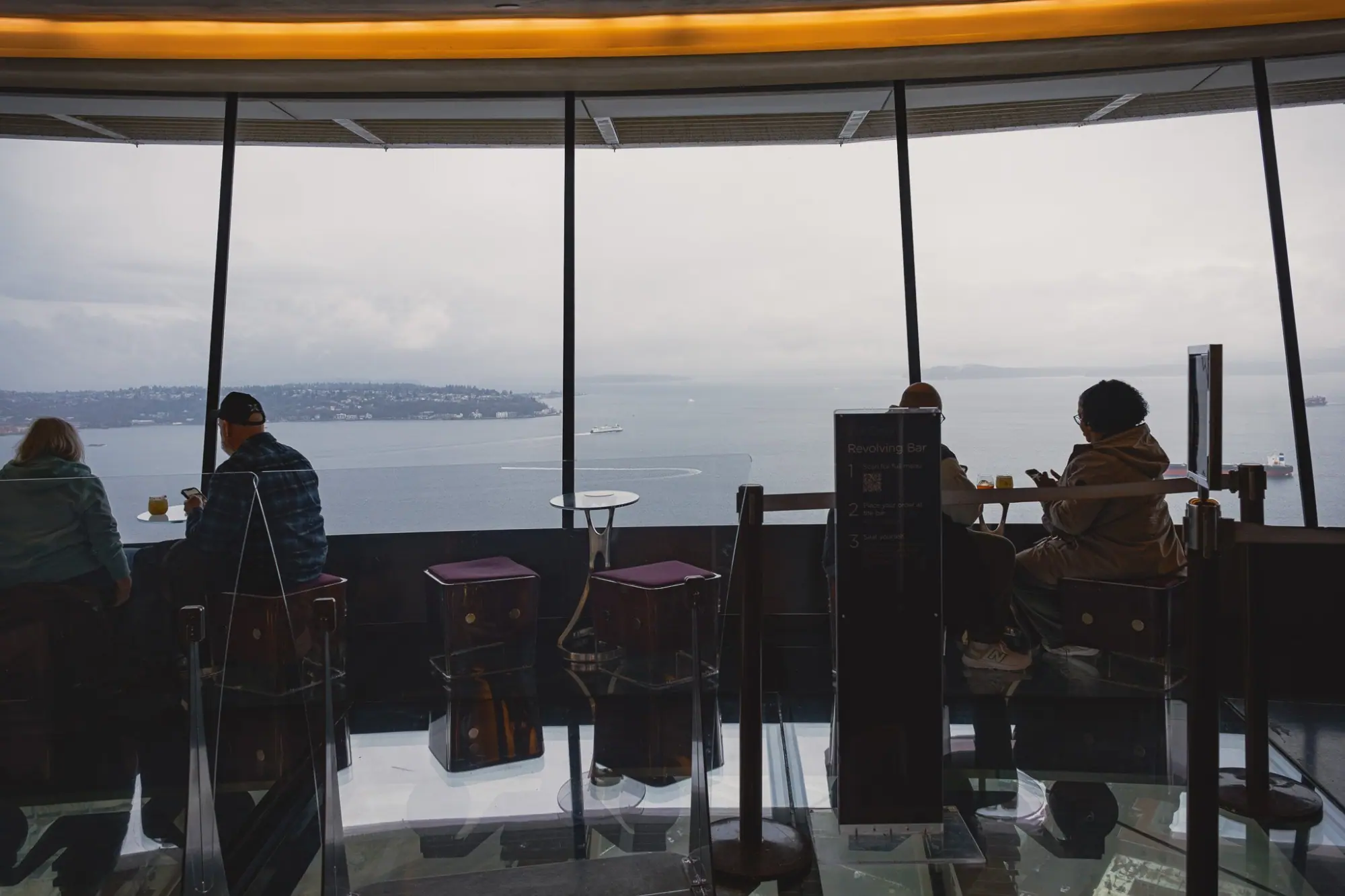 Photo from The Space Needle’s rotating floor, combined with its breathtaking views, made for a once-in-a-lifetime…, Seattle, WA