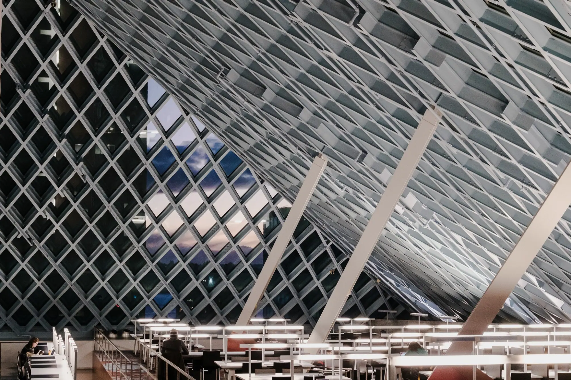 Photo from The Seattle Public Library’s Central Library is an architectural marvel and one of the city’s standout…