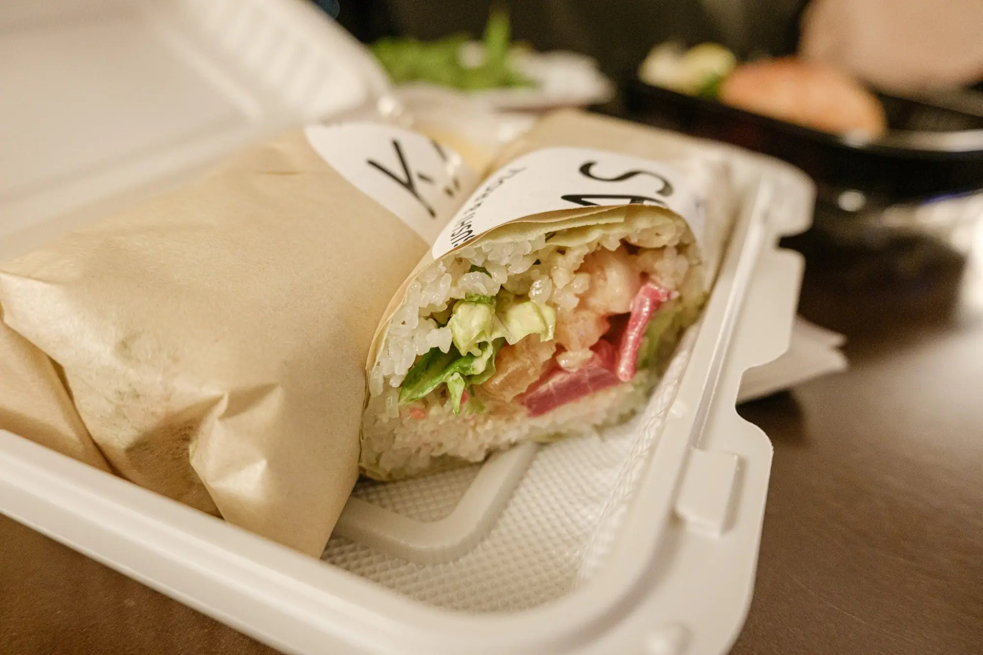 Photo from That evening, we kept things simple with takeout from Kas Japanese Restaurant, savoring sushi burritos and…, Seattle, WA
