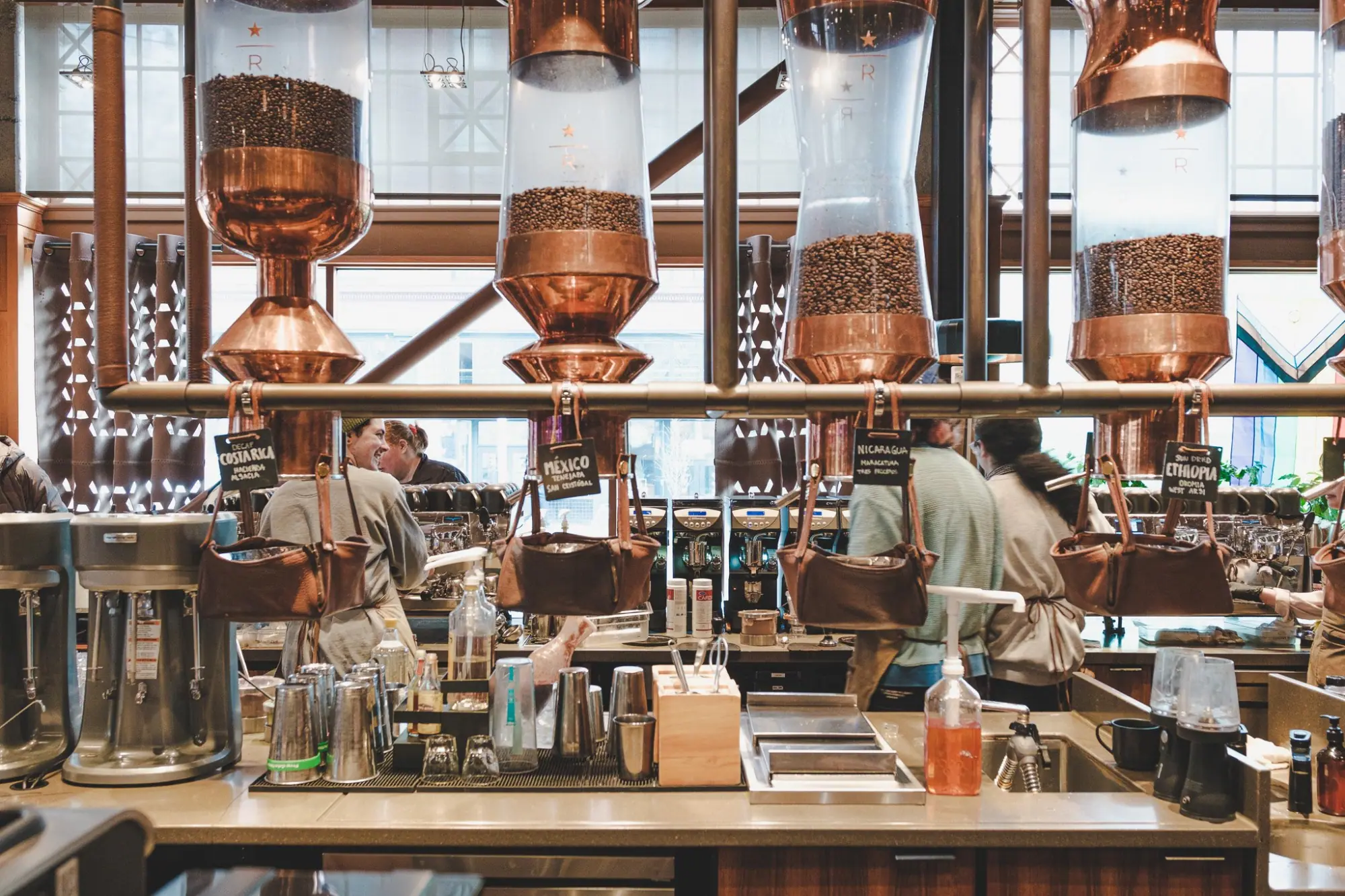 Photo from Then, we headed to Capitol Hill to visit the luxurious Starbucks Reserve Roastery, where we sipped…, Seattle, WA