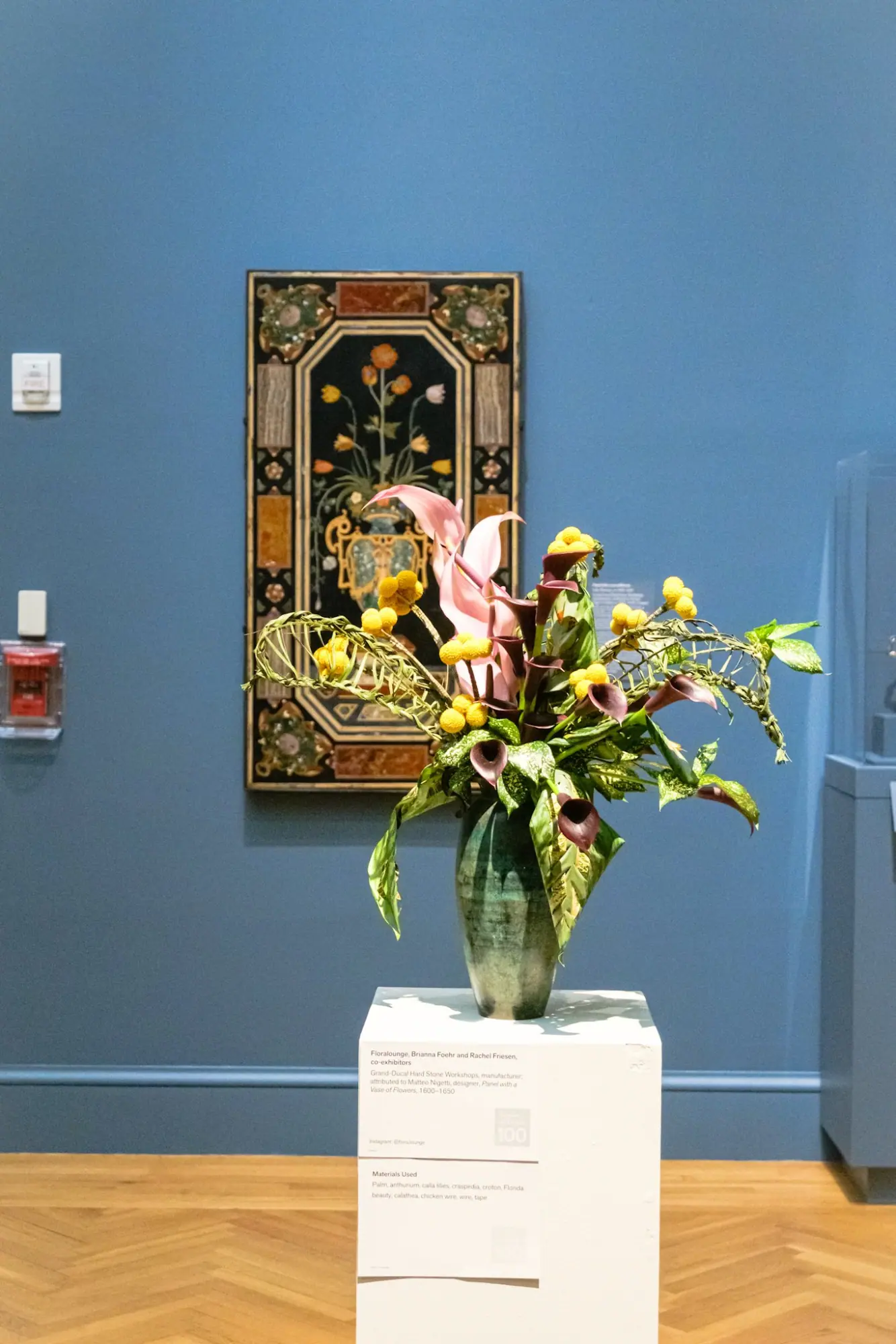 Photo from The juxtaposition of timeless European masterpieces and floral compositions felt particularly poetic…, San Francisco, CA