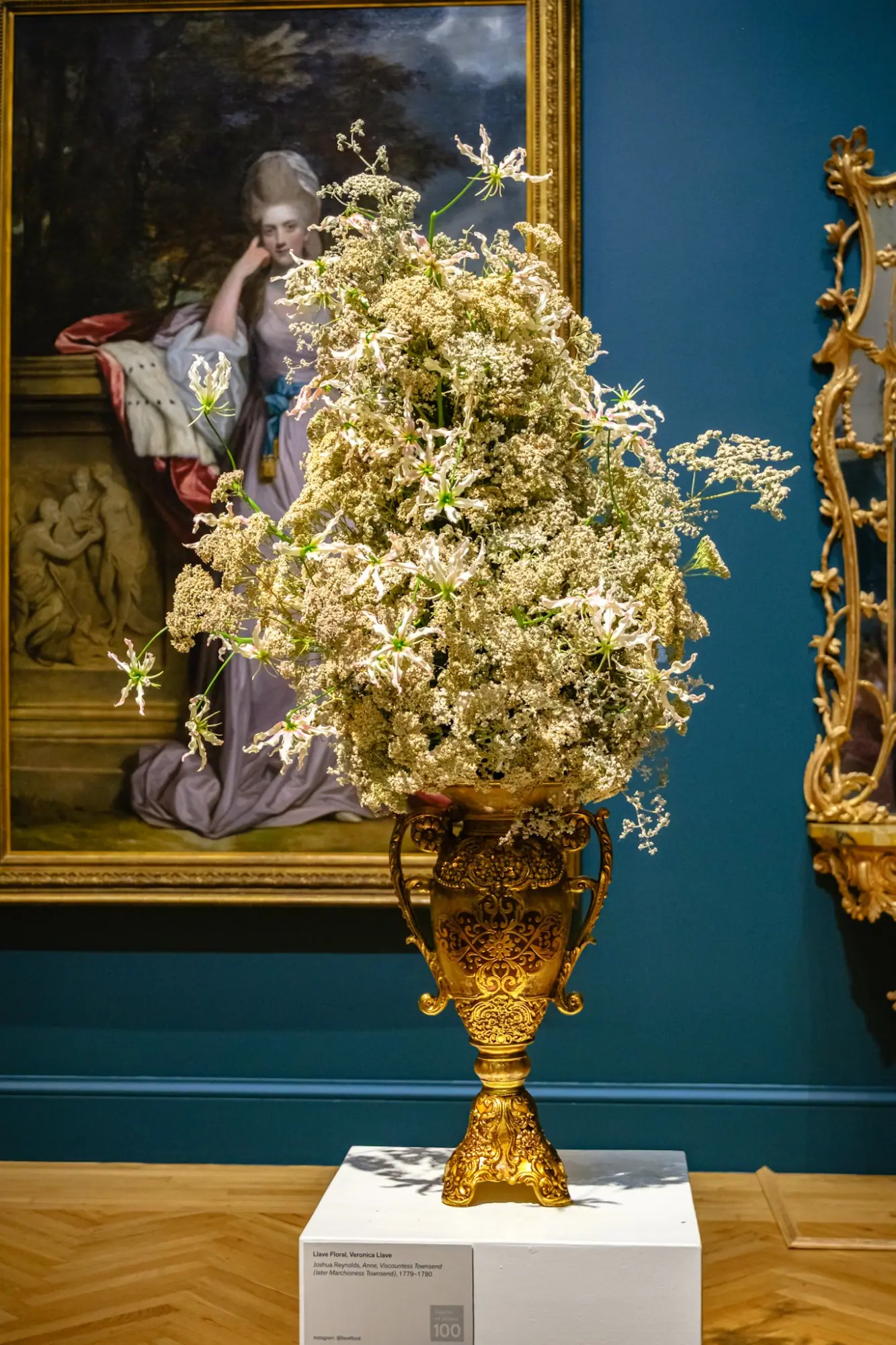 Photo from The juxtaposition of timeless European masterpieces and floral compositions felt particularly poetic…, San Francisco, CA