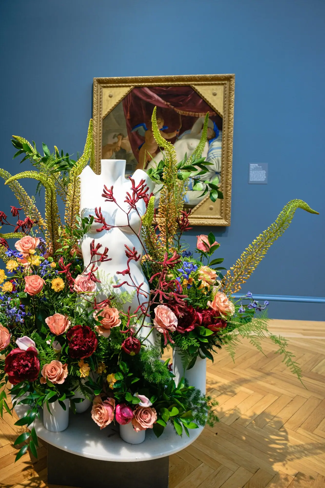 Photo from The juxtaposition of timeless European masterpieces and floral compositions felt particularly poetic…, San Francisco, CA