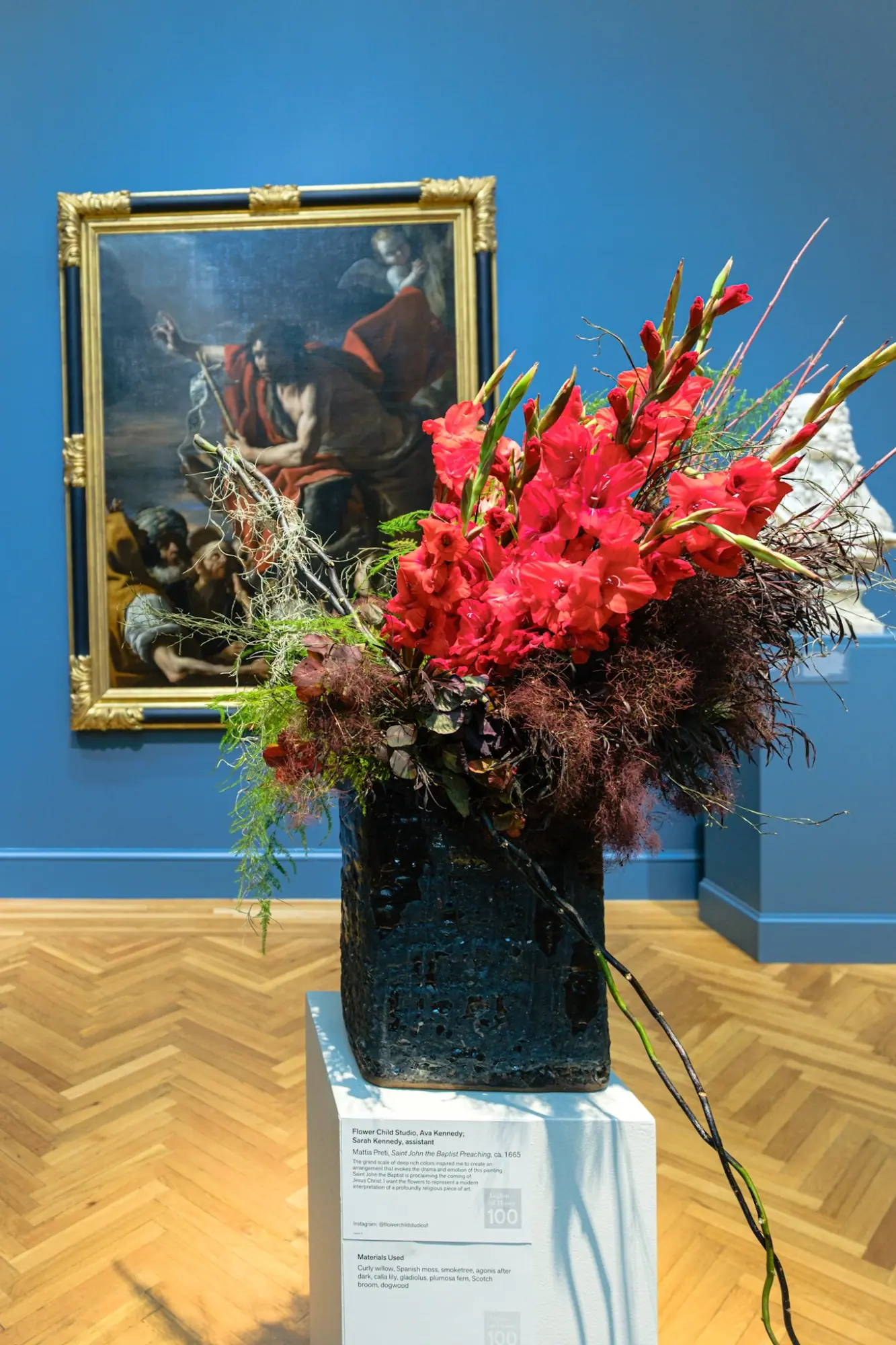 Photo from The juxtaposition of timeless European masterpieces and floral compositions felt particularly poetic…, San Francisco, CA