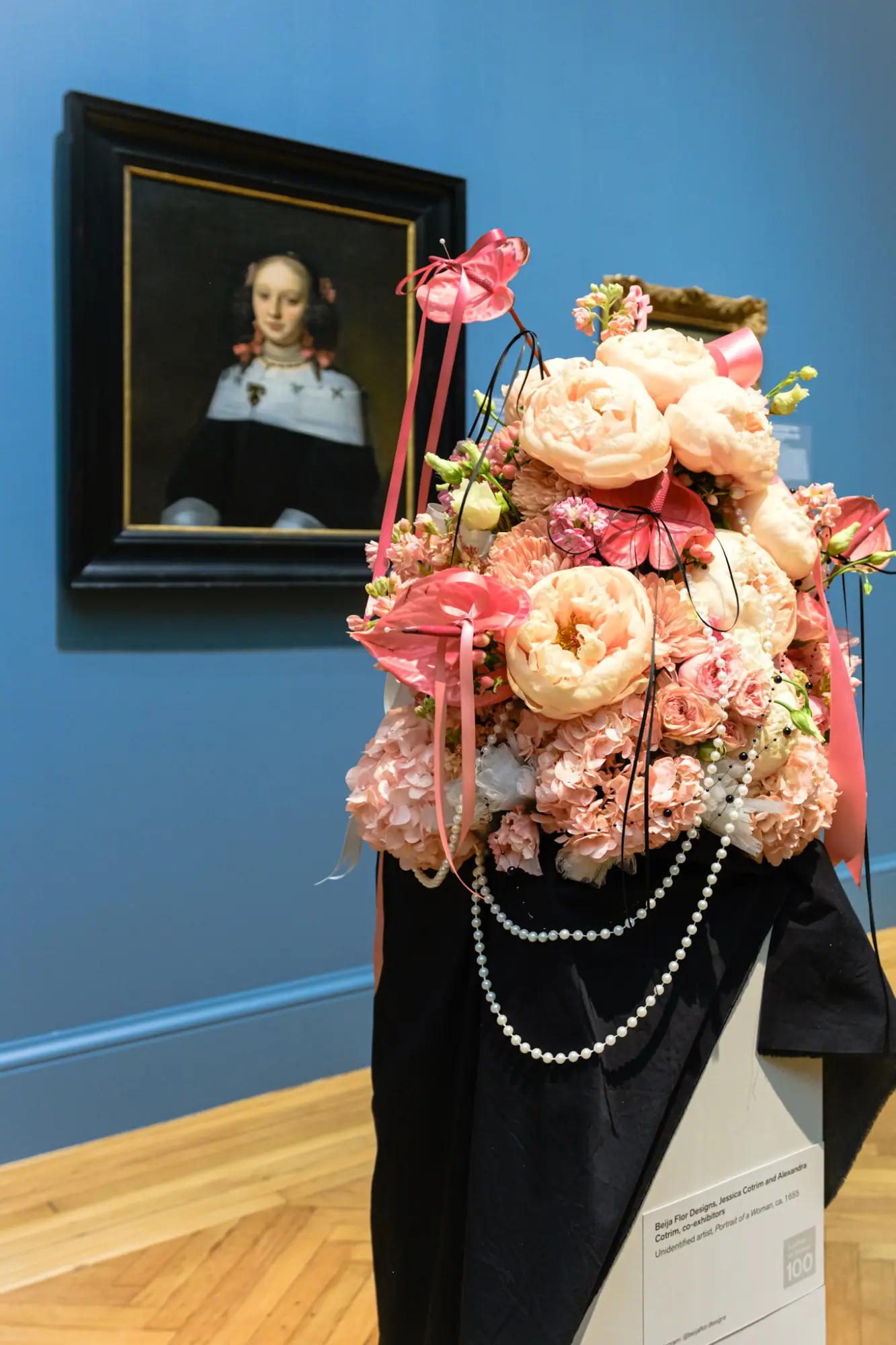 Photo from The juxtaposition of timeless European masterpieces and floral compositions felt particularly poetic…, San Francisco, CA